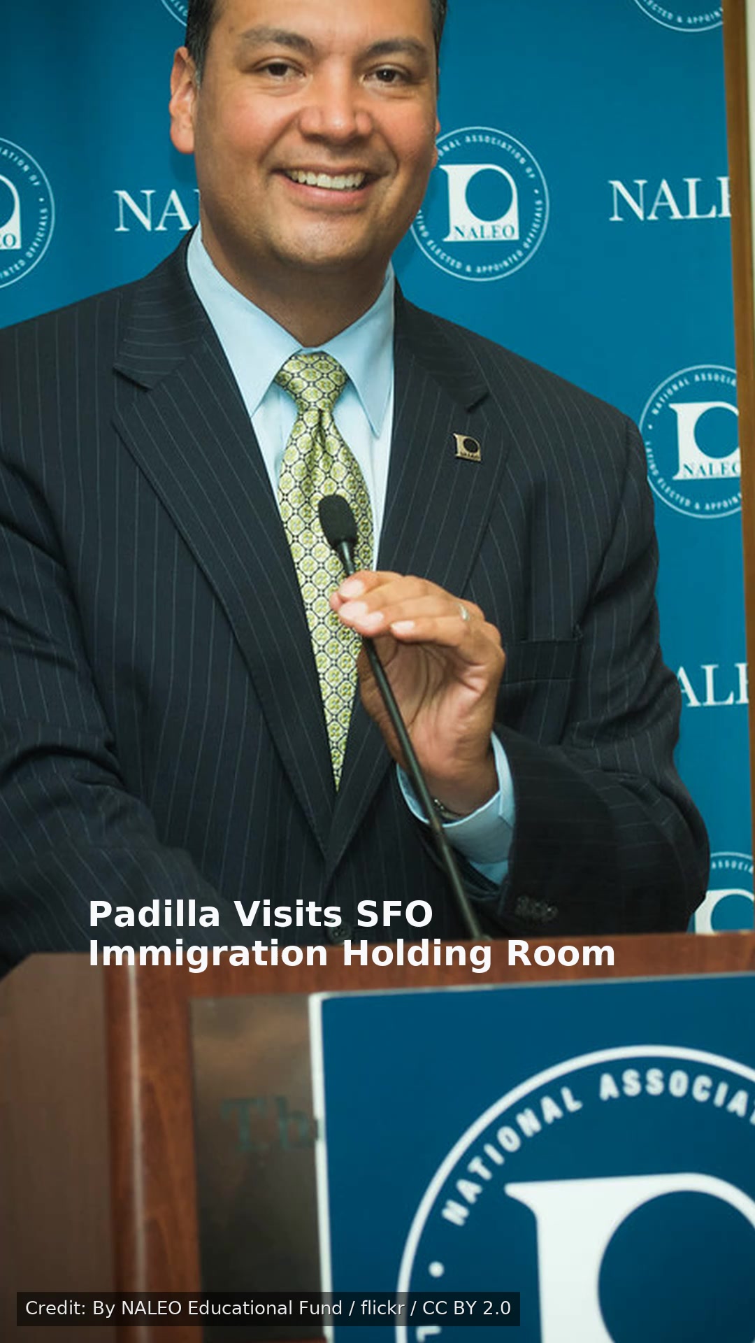 Padilla Visits SFO Immigration Holding Room