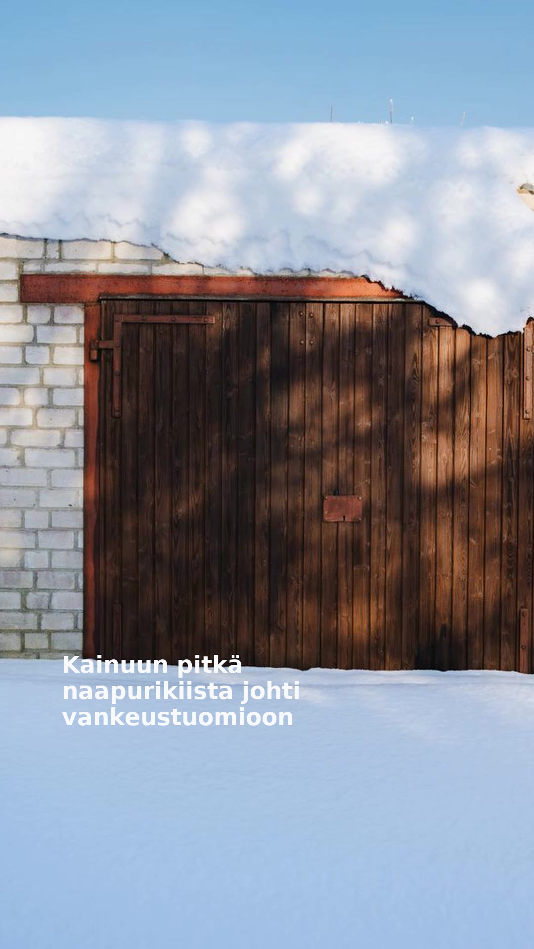 Kainuun pitkä naapurikiista johti vankeustuomioon