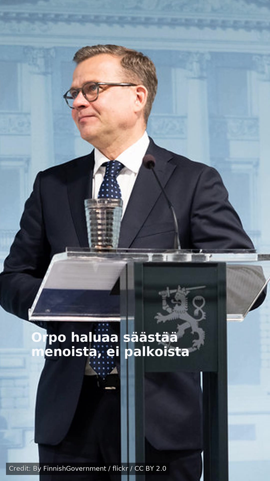 Orpo haluaa säästää menoista, ei palkoista