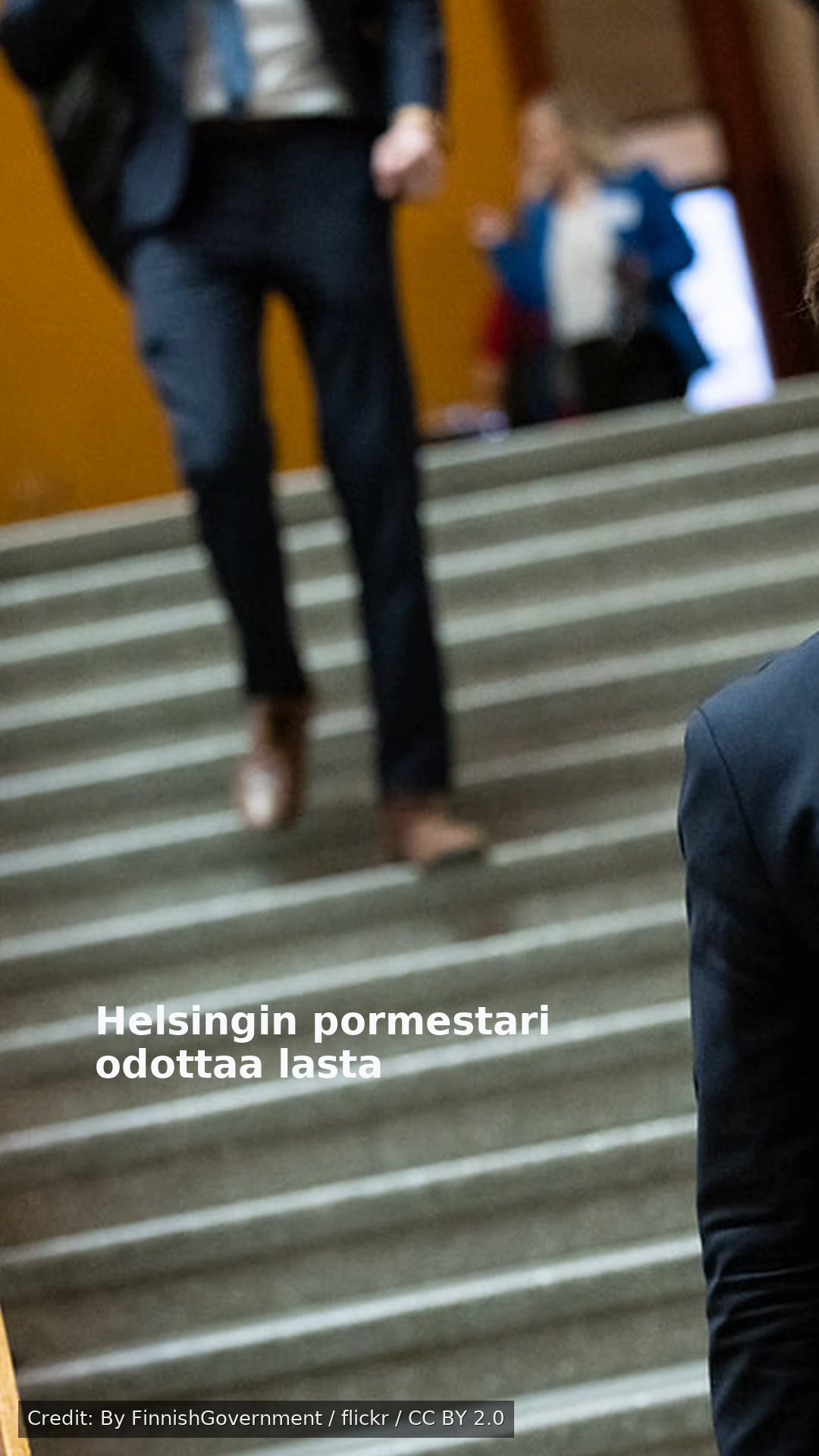 Helsingin pormestari odottaa lasta