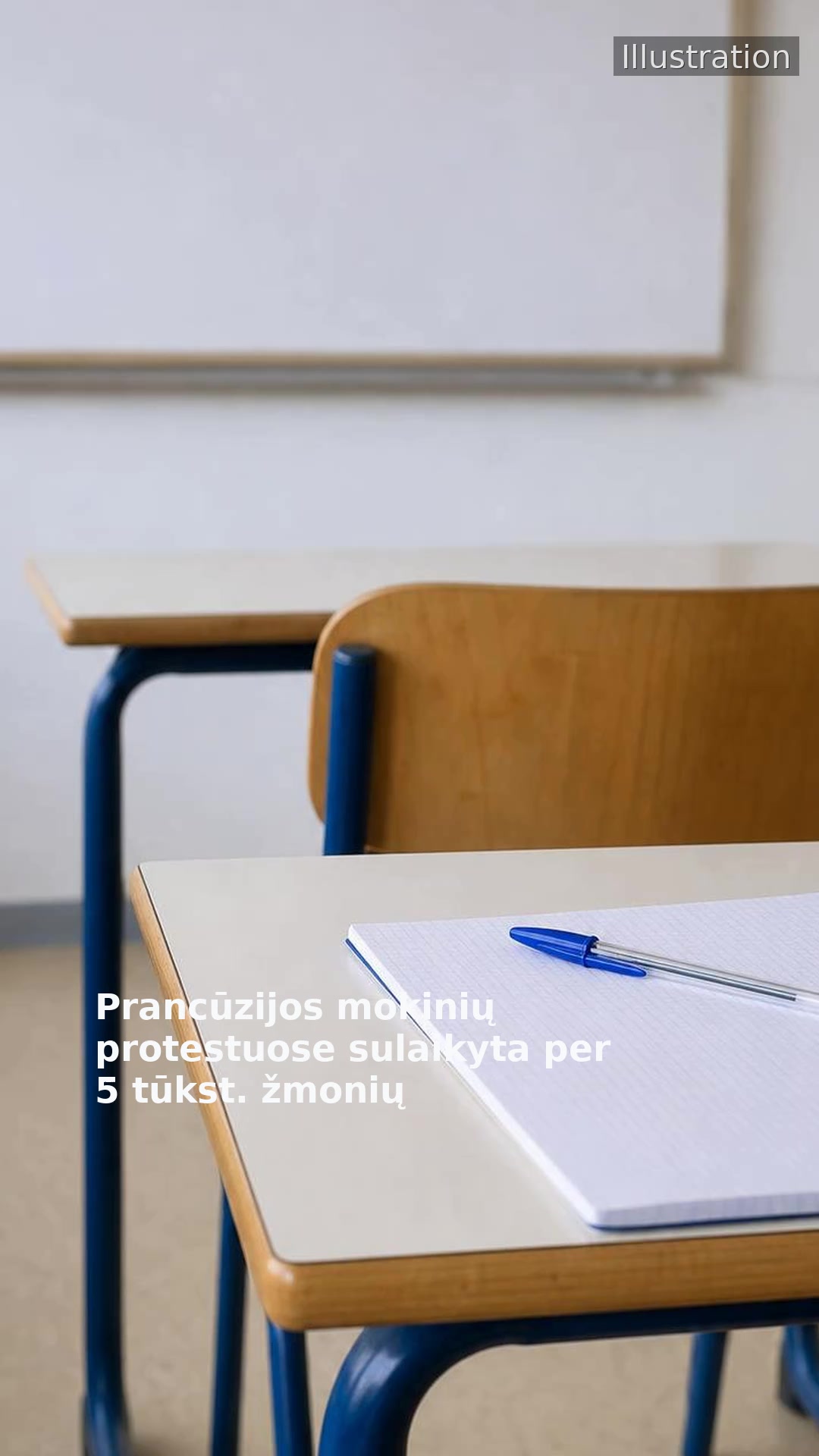 Prancūzijos mokinių protestuose sulaikyta per 5 tūkst. žmonių