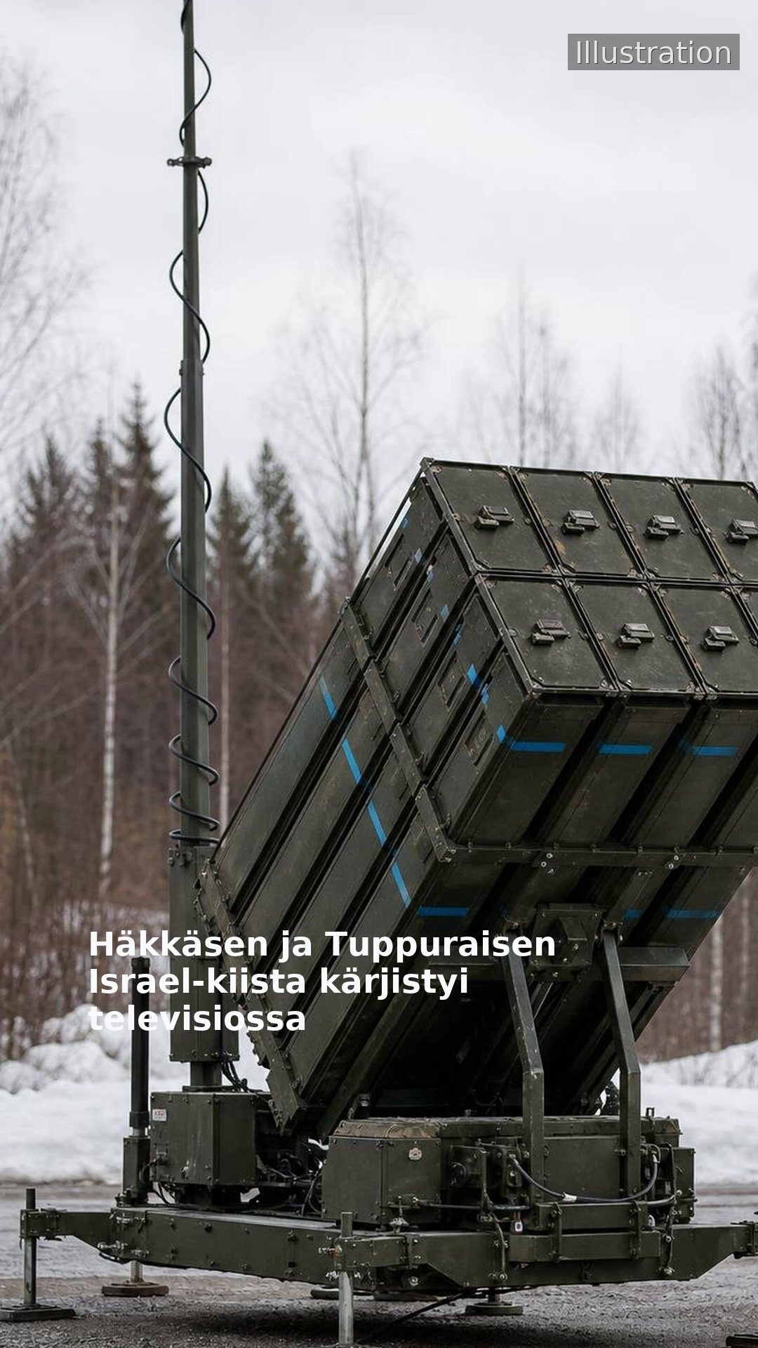 Häkkäsen ja Tuppuraisen Israel-kiista kärjistyi televisiossa