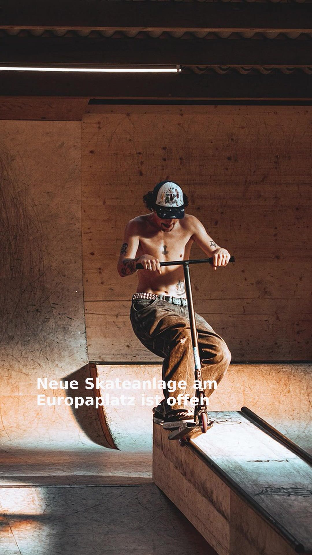 Neue Skateanlage am Europaplatz ist offen