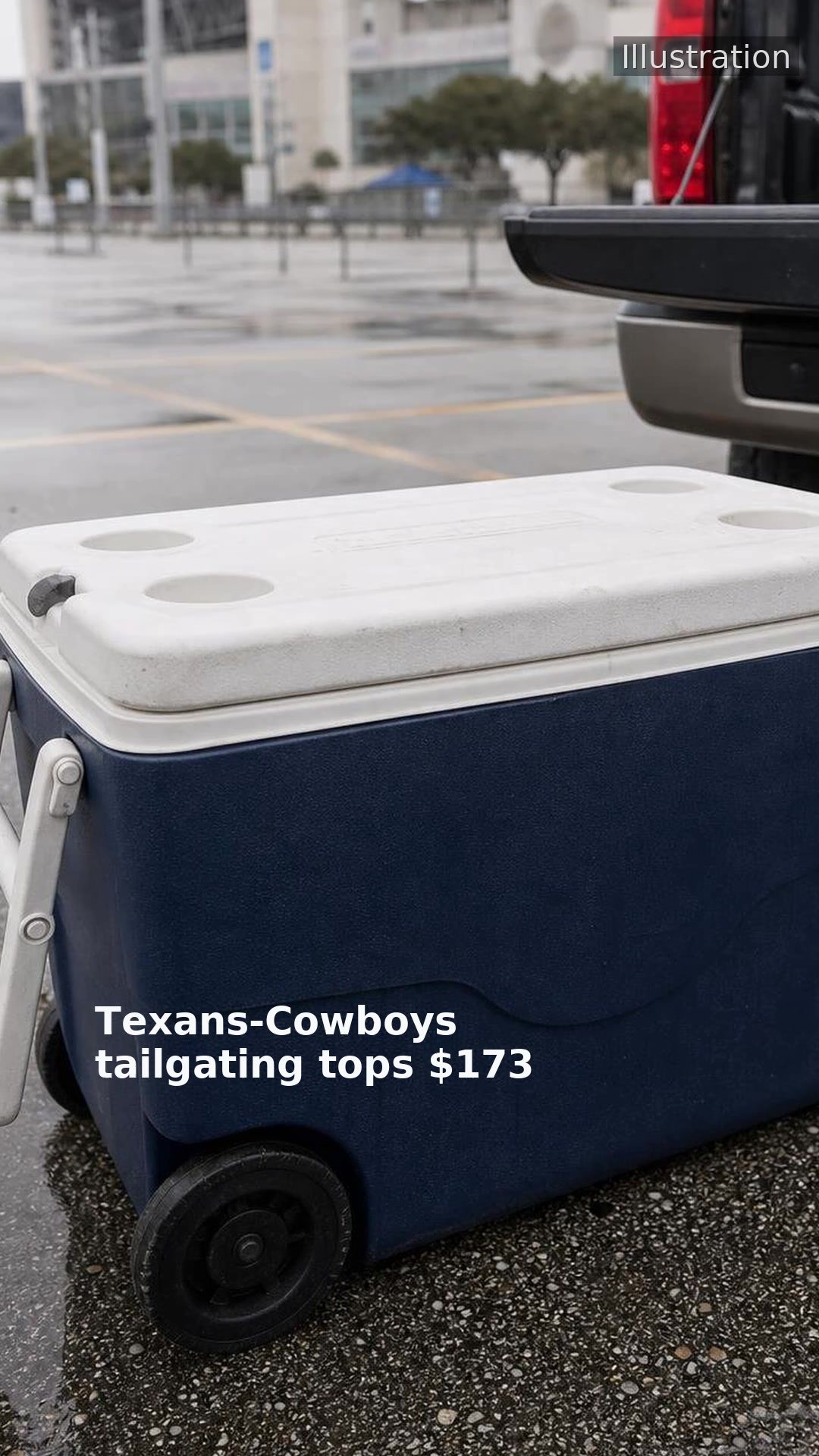 Texans-Cowboys tailgating tops $173