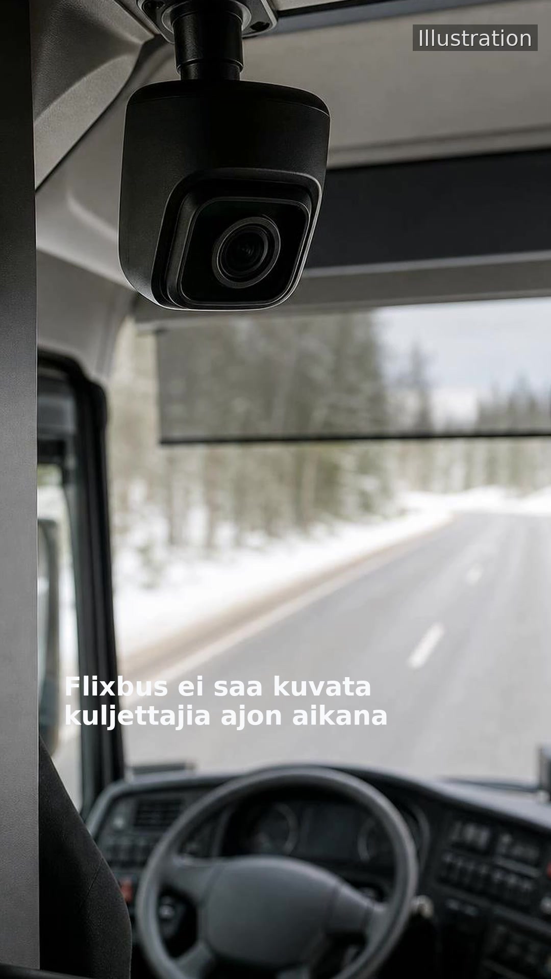 Flixbus ei saa kuvata kuljettajia ajon aikana
