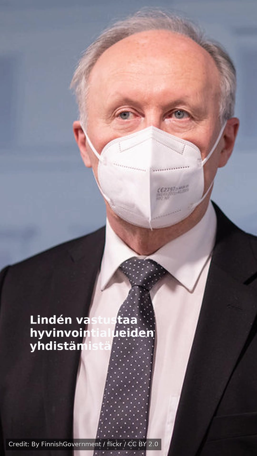Lindén vastustaa hyvinvointialueiden yhdistämistä