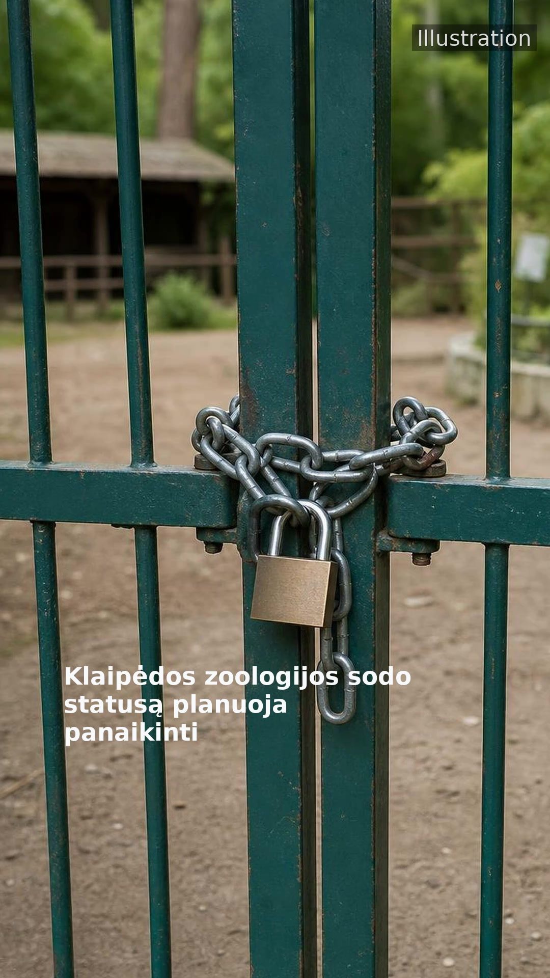 Klaipėdos zoologijos sodo statusą planuoja panaikinti