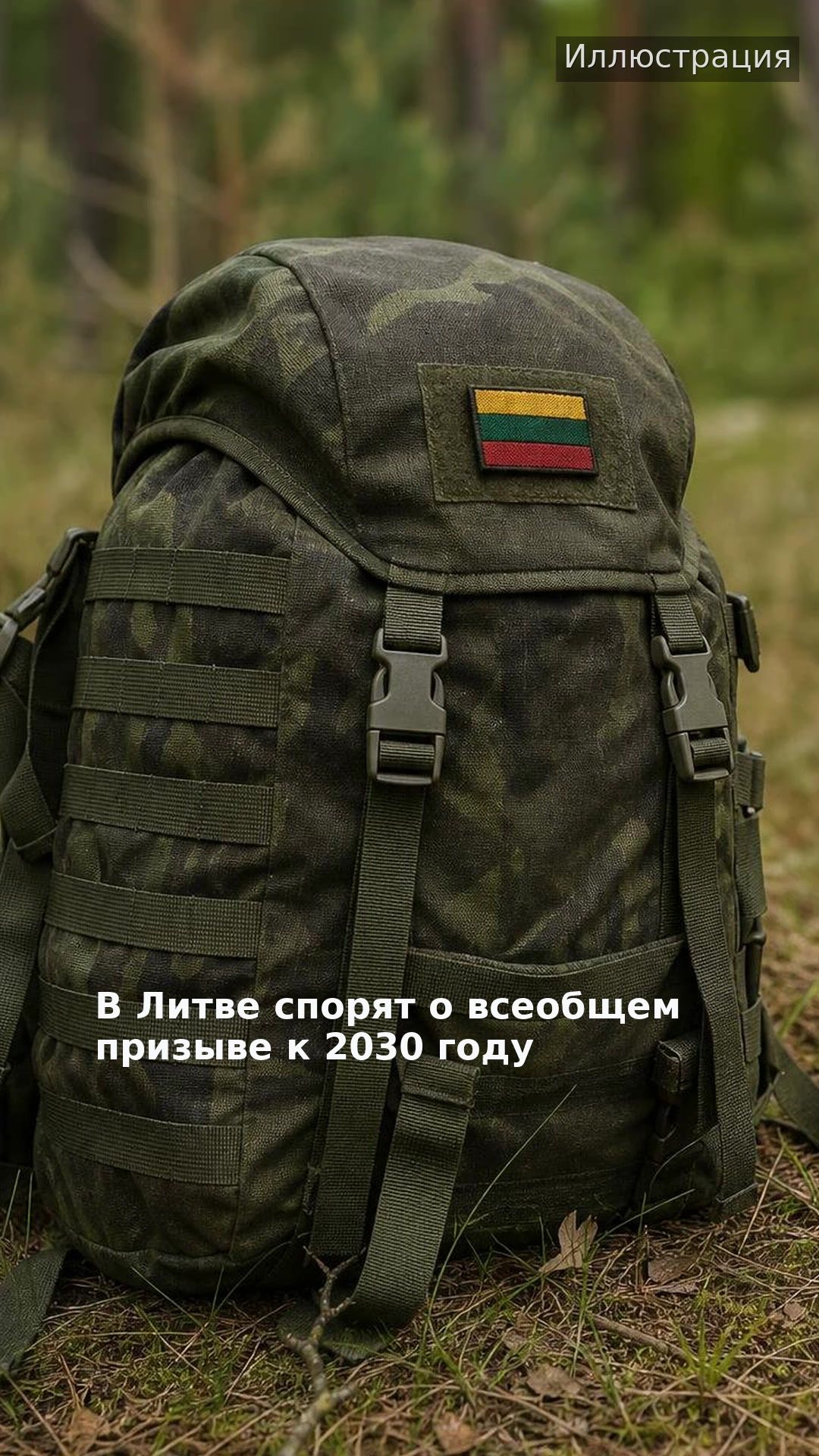 В Литве спорят о всеобщем призыве к 2030 году