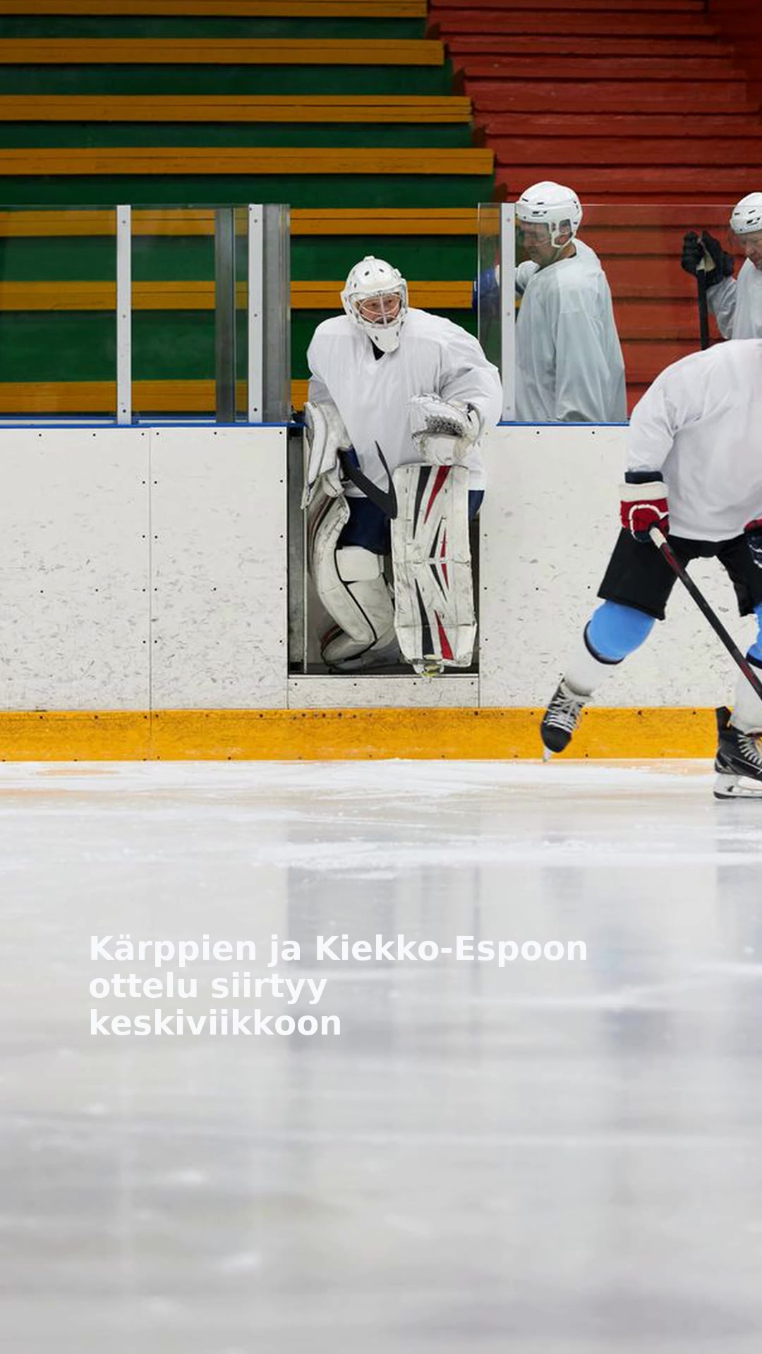 Kärppien ja Kiekko-Espoon ottelu siirtyy keskiviikkoon