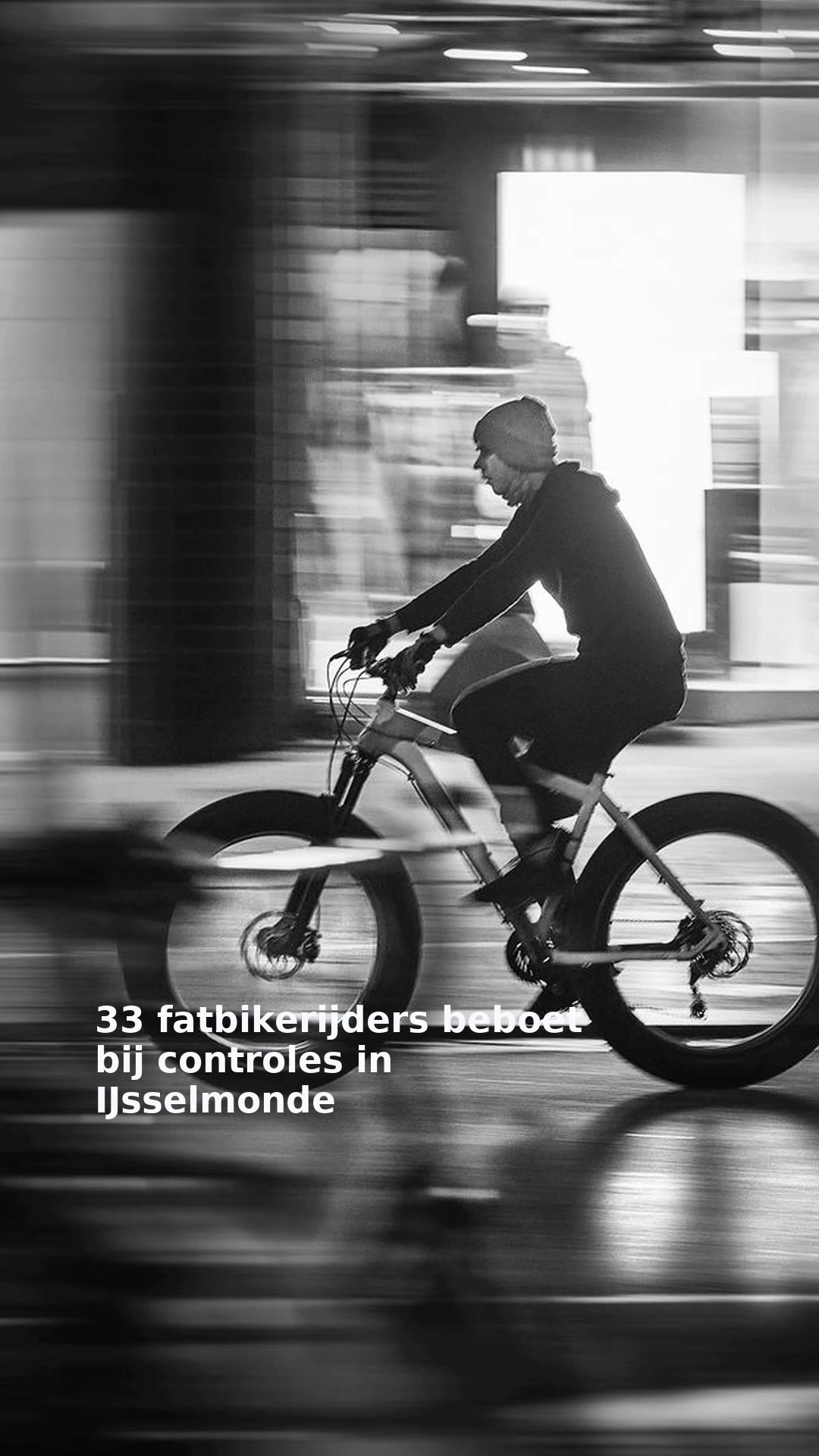 33 fatbikerijders beboet bij controles in IJsselmonde