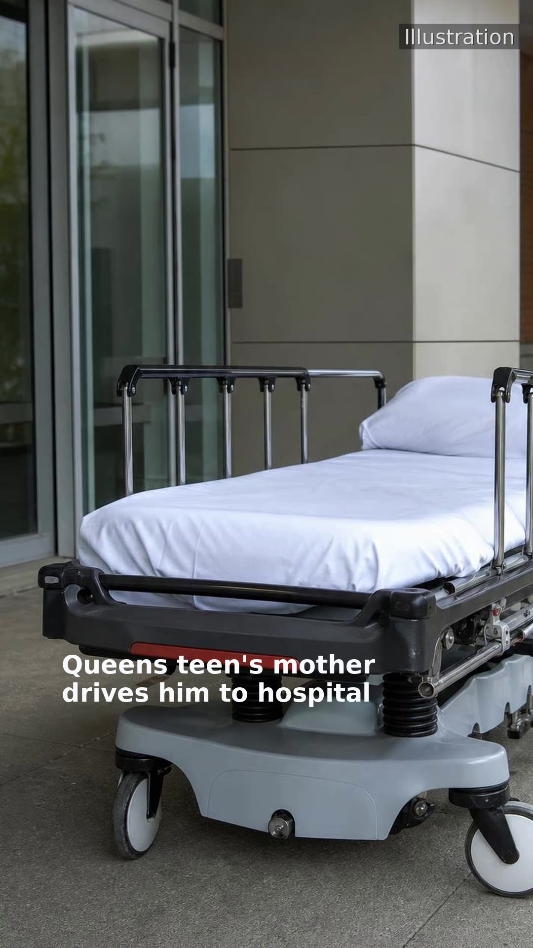 Queens teen's mother drives him to hospital