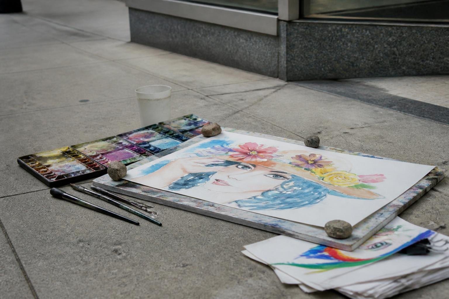Peace Prophet’s watercolors reach Chicago homes while she remains unhoused Peace Prophet’s watercolors reach Chicago homes while she remains unhoused