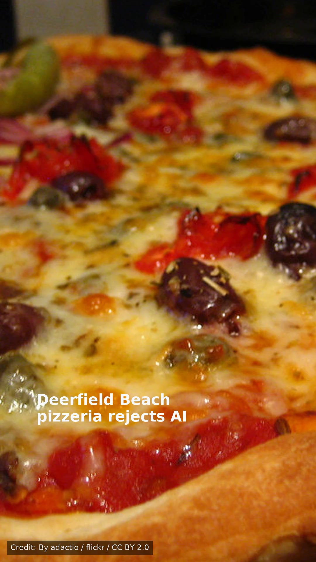 Deerfield Beach pizzeria rejects AI