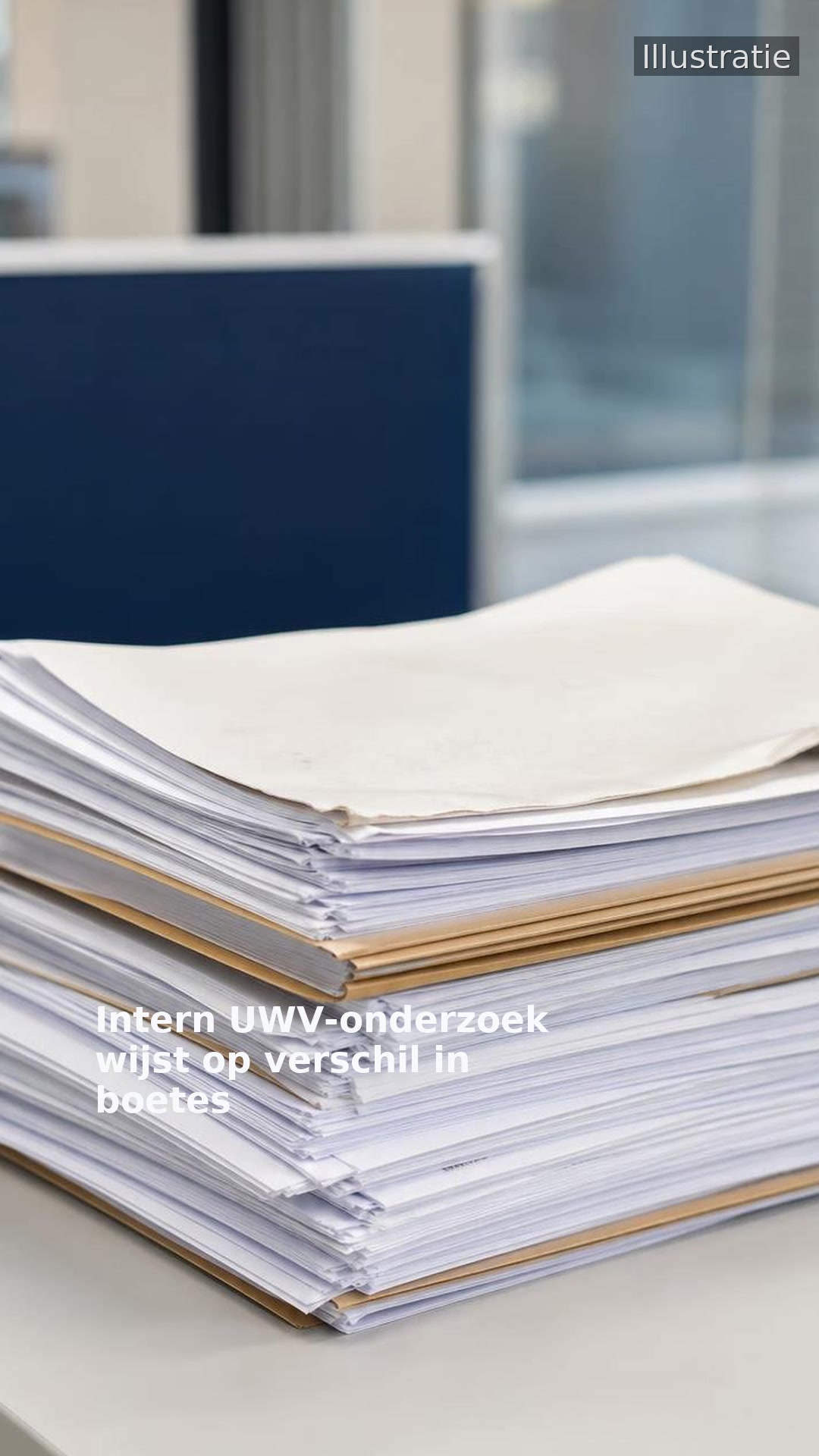 Intern UWV-onderzoek wijst op verschil in boetes
