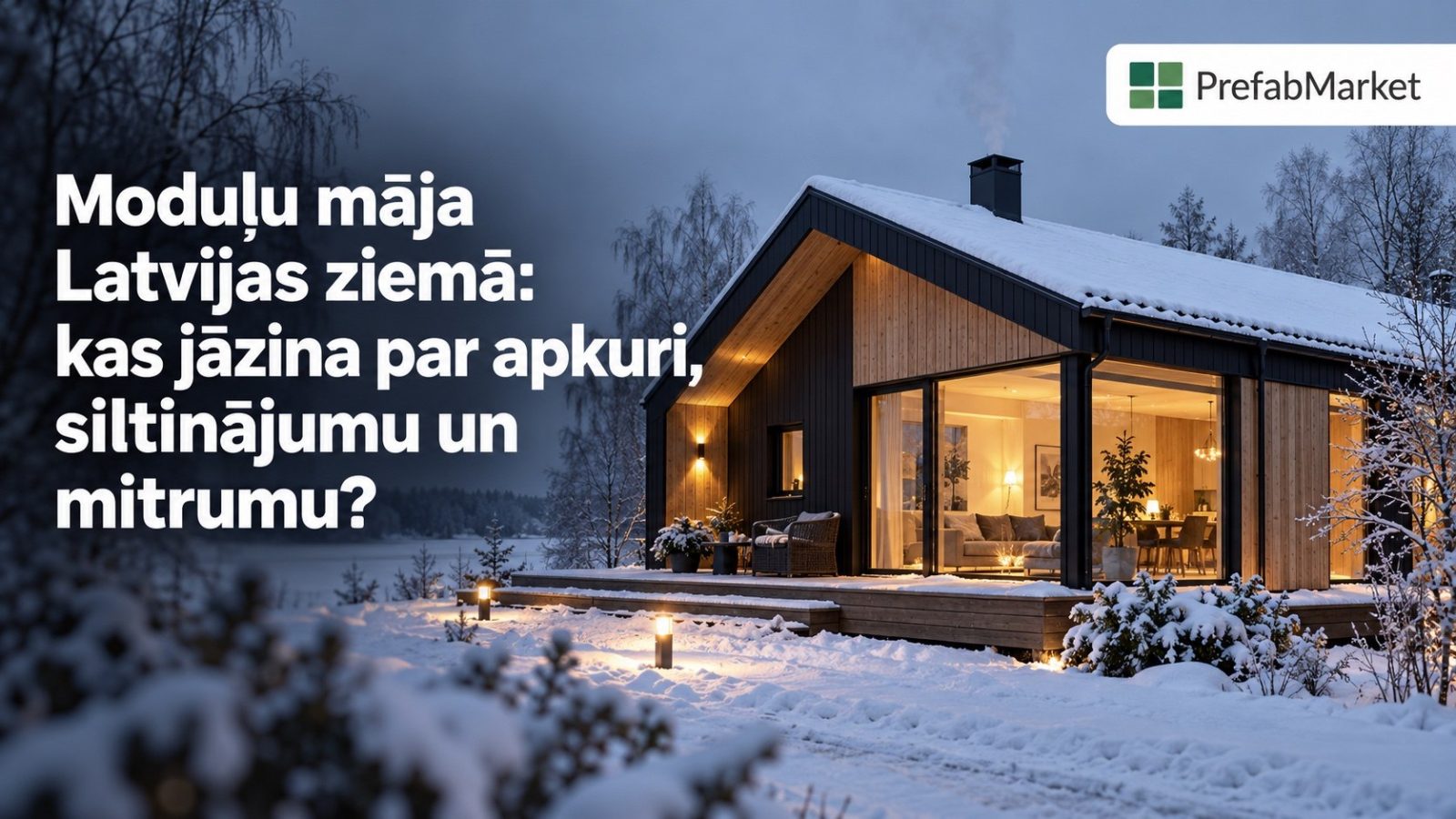 Moduļu māja Latvijas ziemā: kas jāzina par apkuri, siltinājumu un mitrumu? Moduļu māja Latvijas ziemā: kas jāzina par apkuri, siltinājumu un mitrumu?