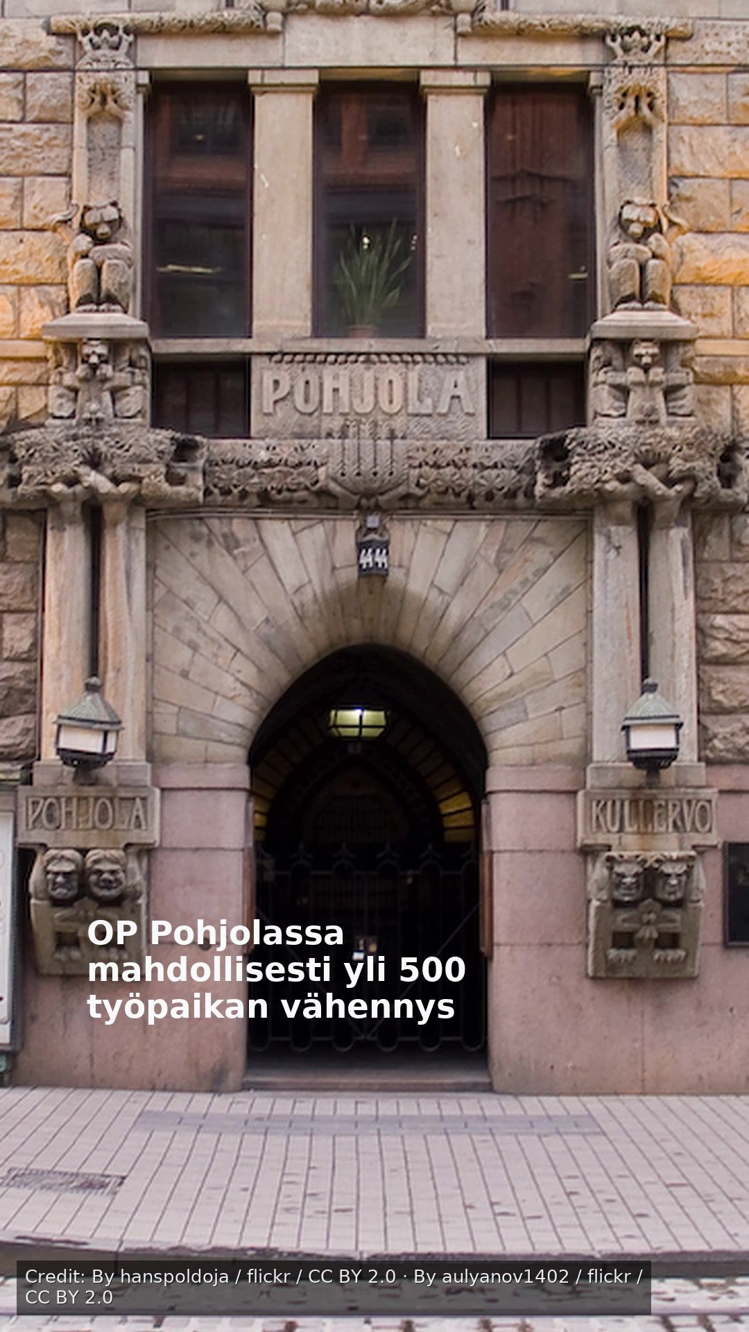 OP Pohjolassa mahdollisesti yli 500 työpaikan vähennys
