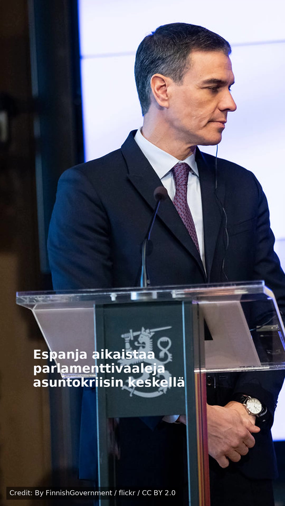 Espanja aikaistaa parlamenttivaaleja asuntokriisin keskellä