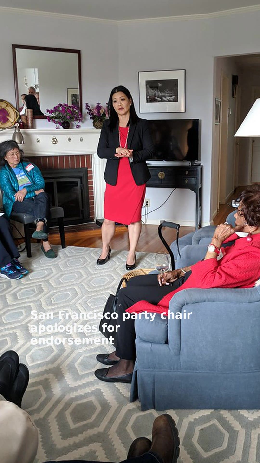 San Francisco party chair apologizes for endorsement