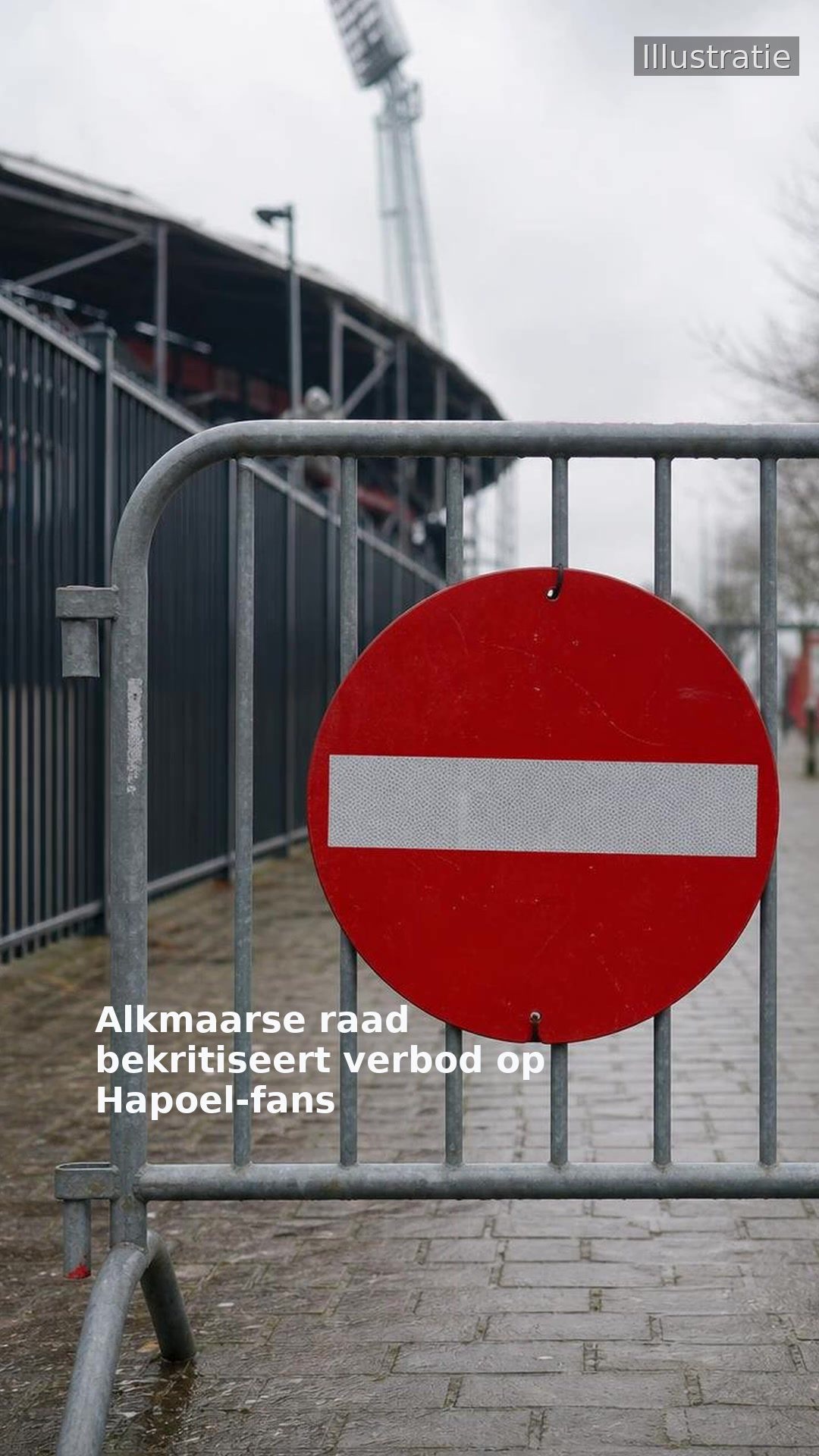 Alkmaarse raad bekritiseert verbod op Hapoel-fans
