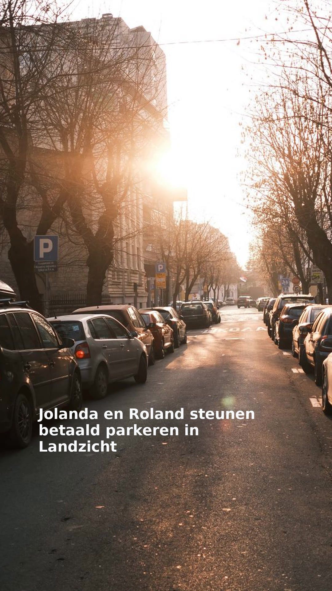 Jolanda en Roland steunen betaald parkeren in Landzicht