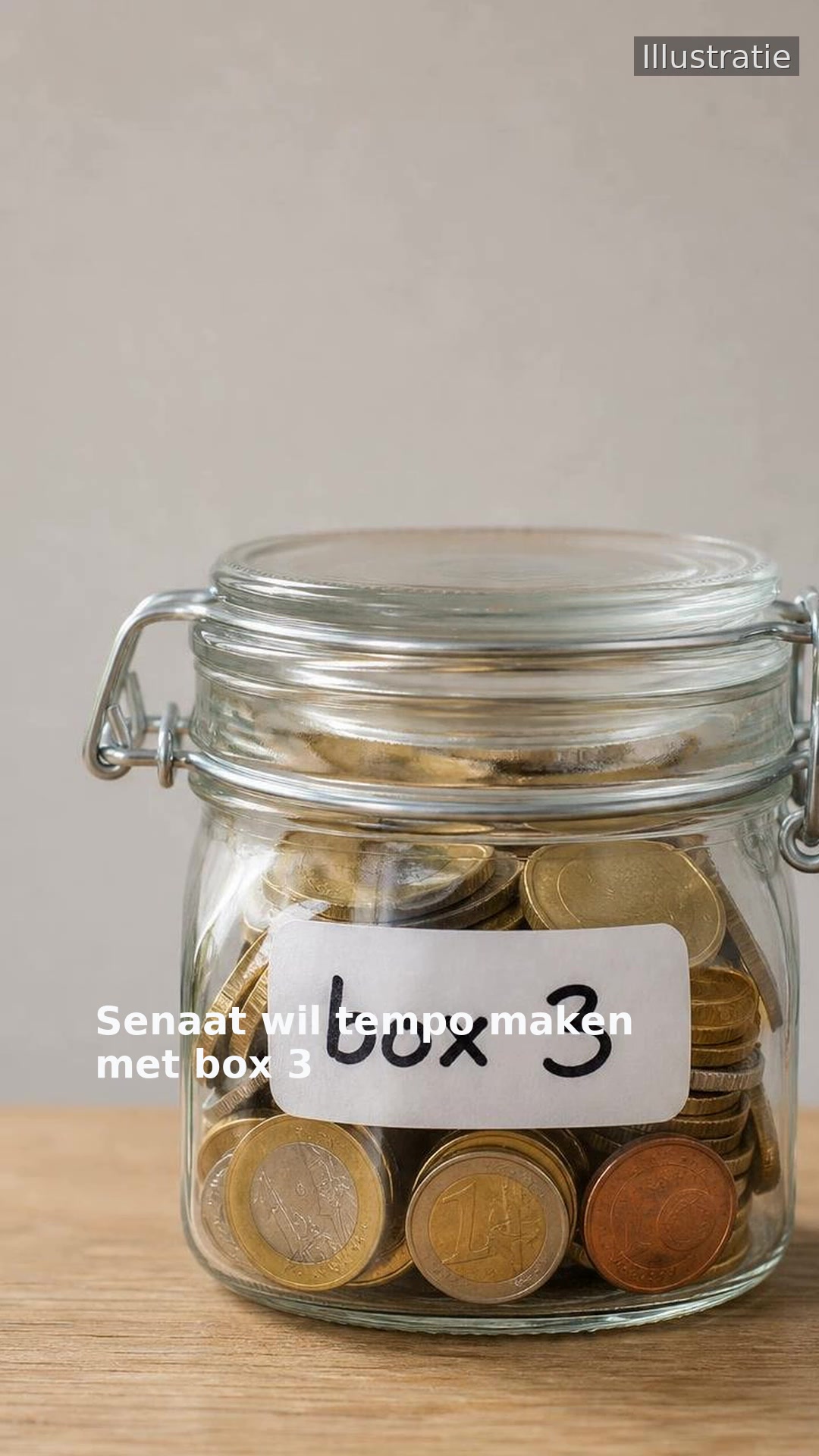 Senaat wil tempo maken met box 3