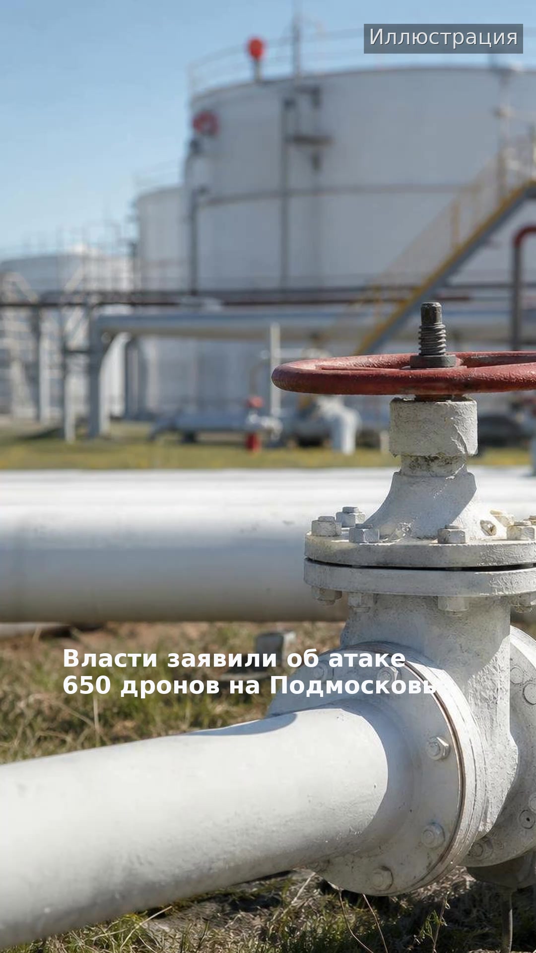 Власти заявили об атаке 650 дронов на Подмосковье