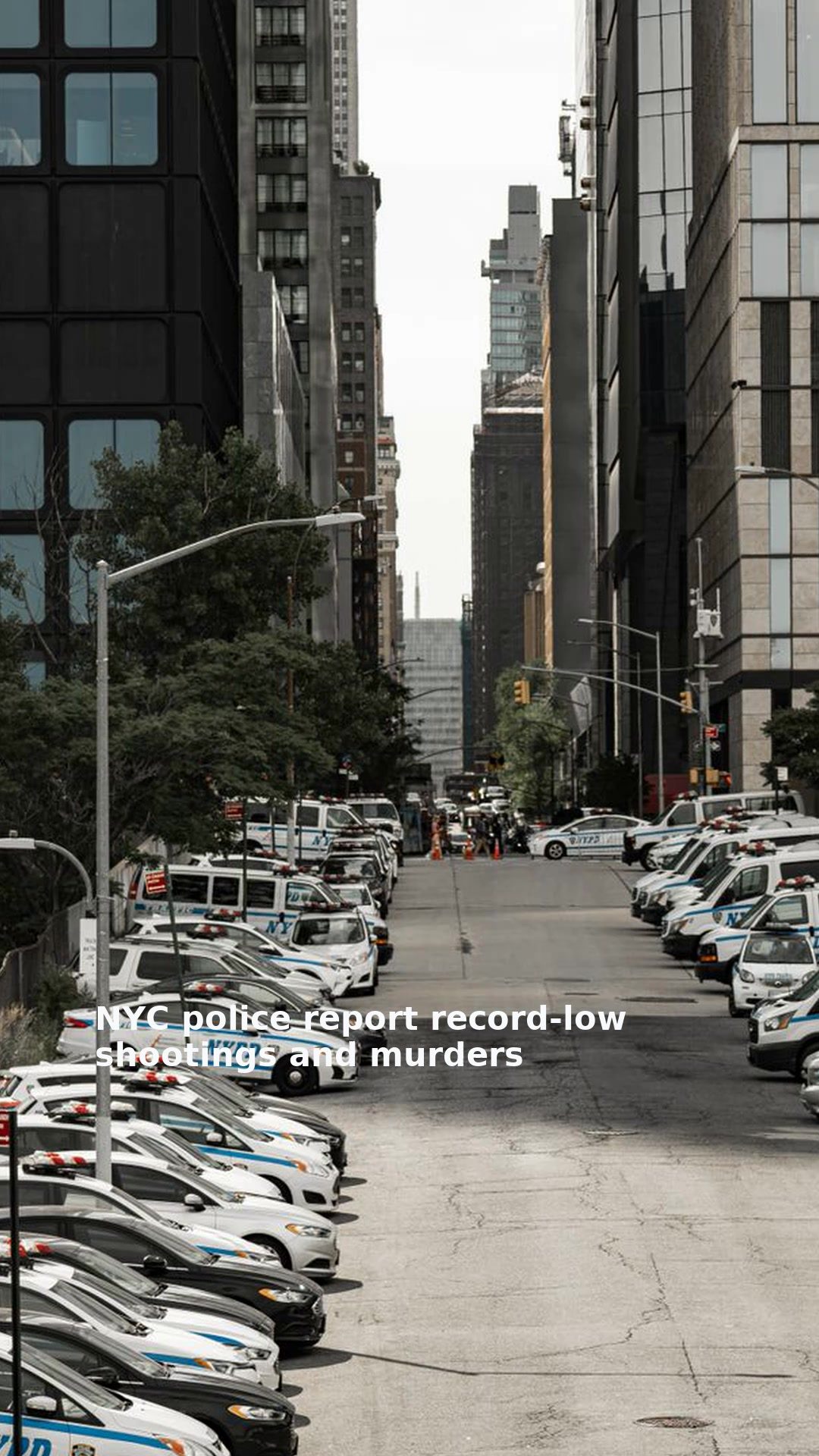 NYC police report record-low shootings and murders