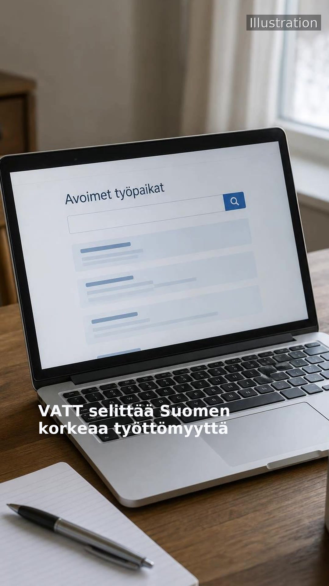 VATT selittää Suomen korkeaa työttömyyttä