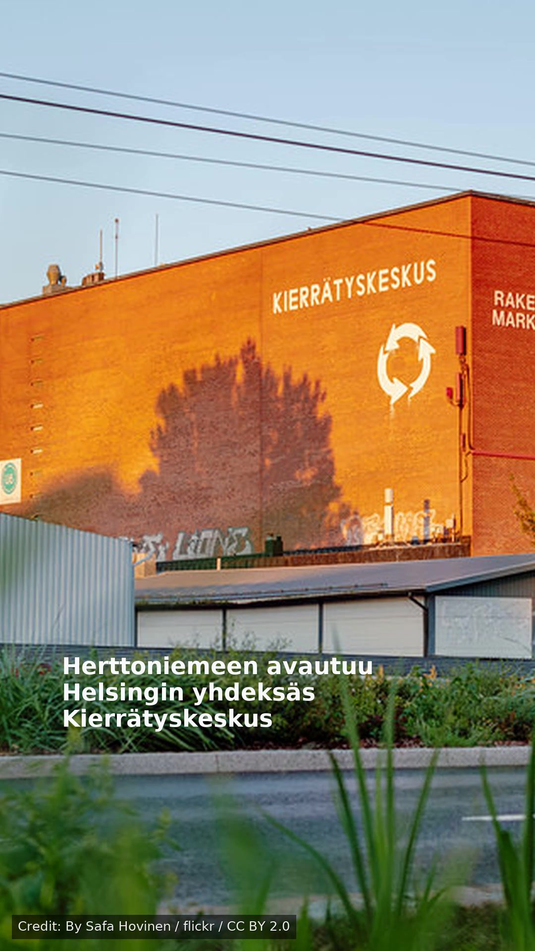 Herttoniemeen avautuu Helsingin yhdeksäs Kierrätyskeskus