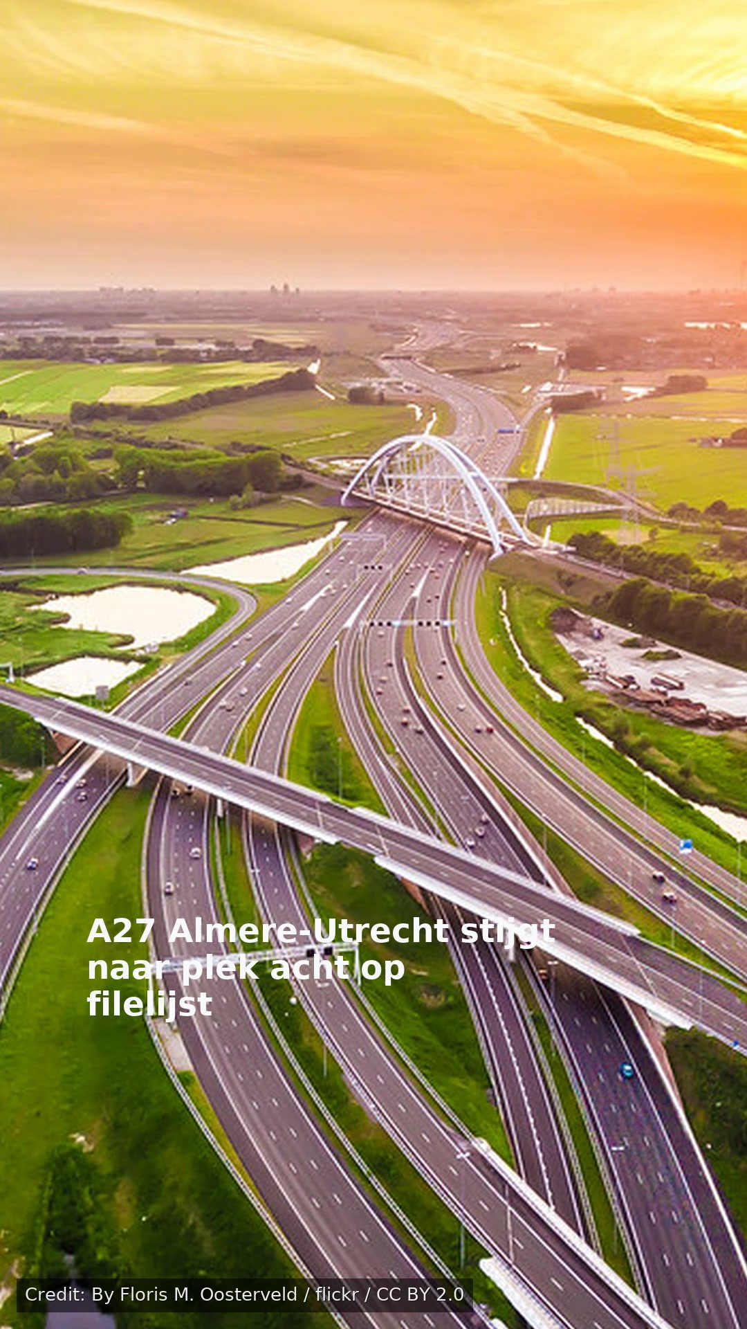 A27 Almere-Utrecht stijgt naar plek acht op filelijst