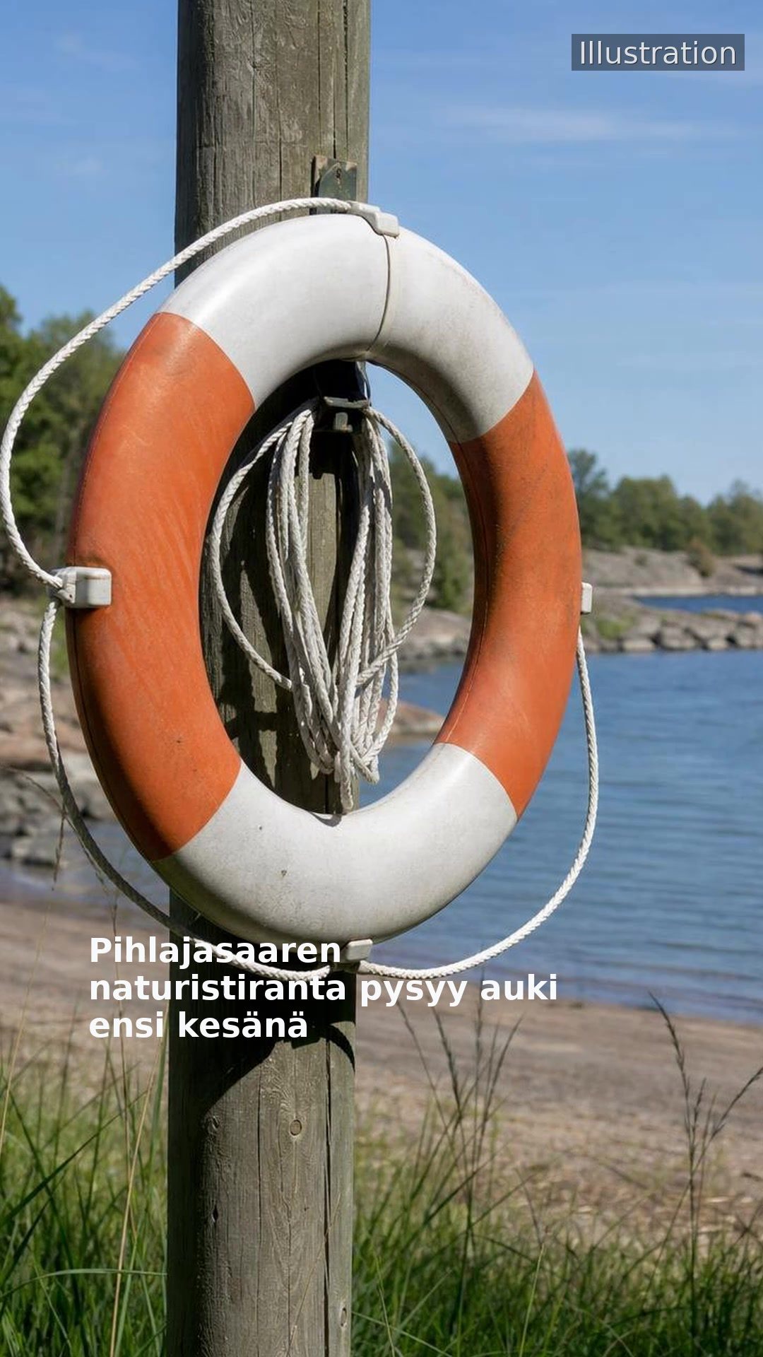 Pihlajasaaren naturistiranta pysyy auki ensi kesänä