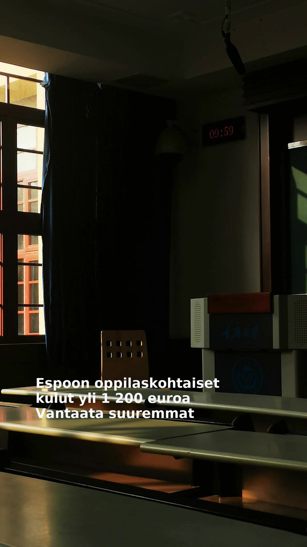 Espoon oppilaskohtaiset kulut yli 1 200 euroa Vantaata suuremmat