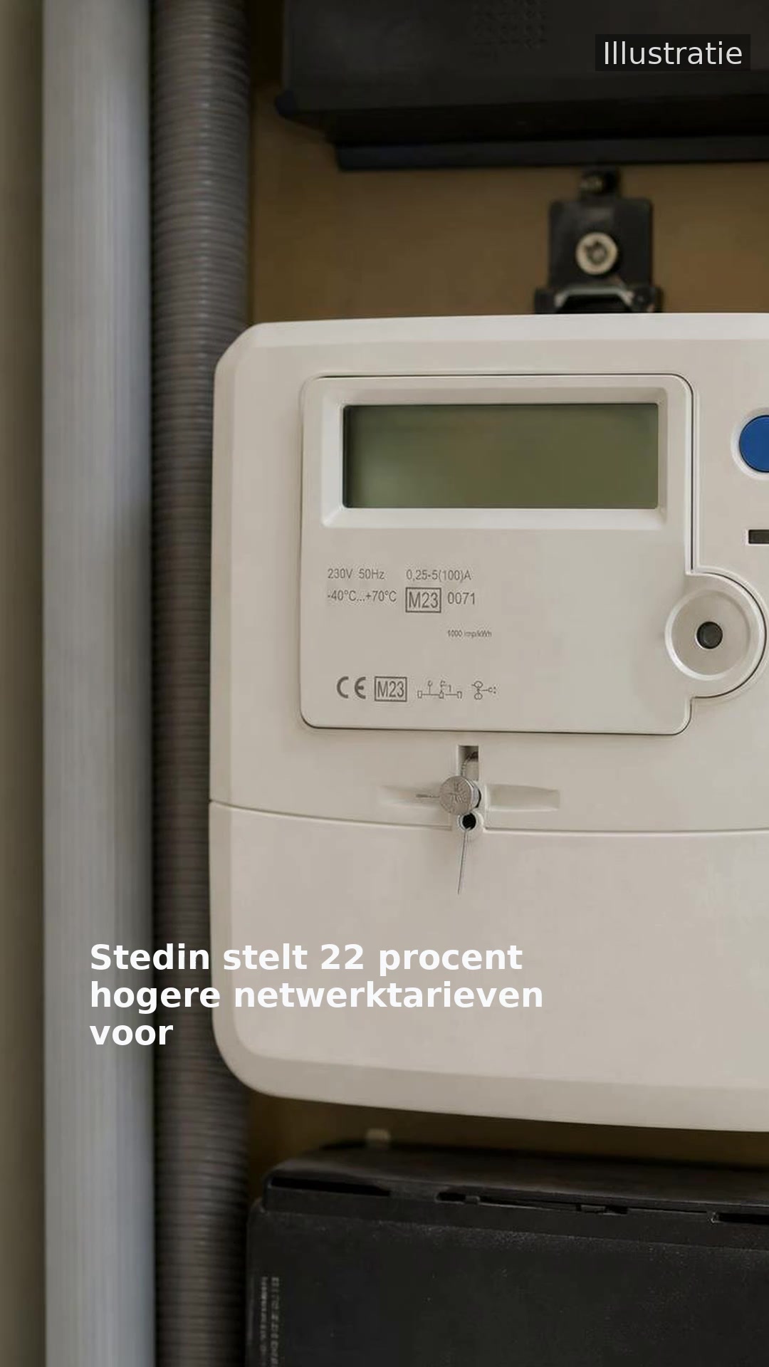 Stedin stelt 22 procent hogere netwerktarieven voor