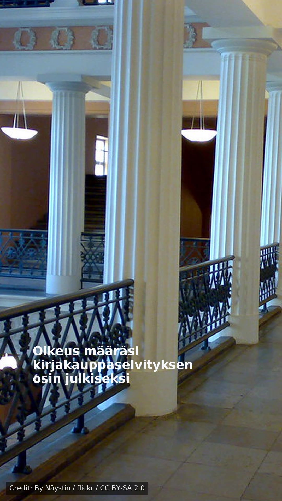 Oikeus määräsi kirjakauppaselvityksen osin julkiseksi