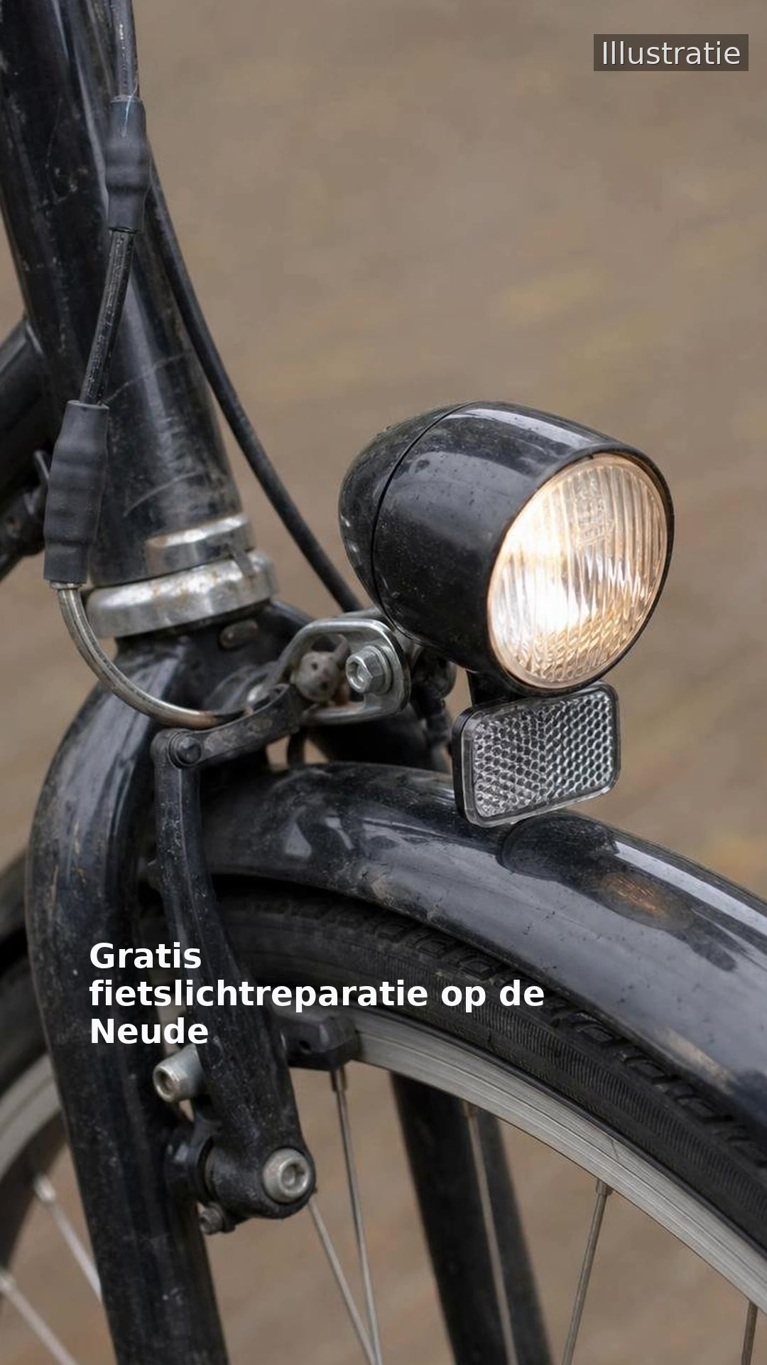Gratis fietslichtreparatie op de Neude