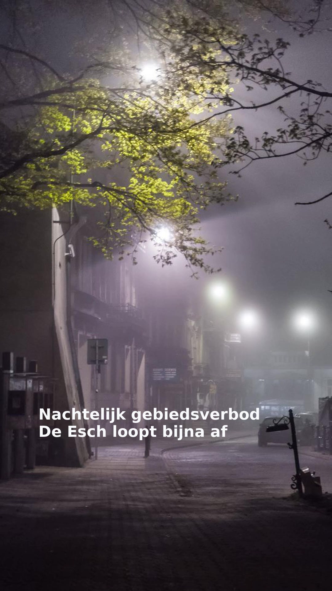 Nachtelijk gebiedsverbod De Esch loopt bijna af