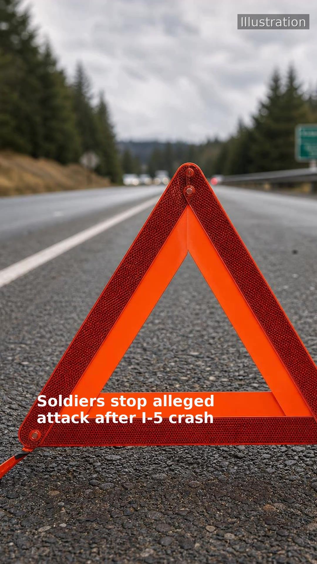 Soldiers stop alleged attack after I-5 crash