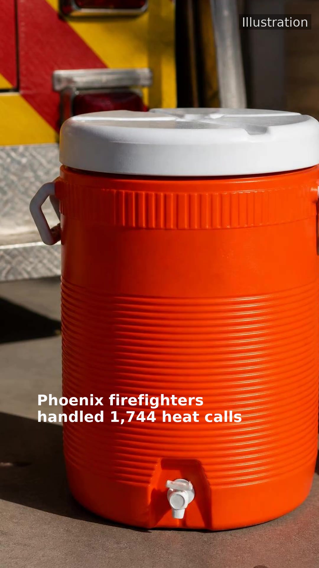 Phoenix firefighters handled 1,744 heat calls