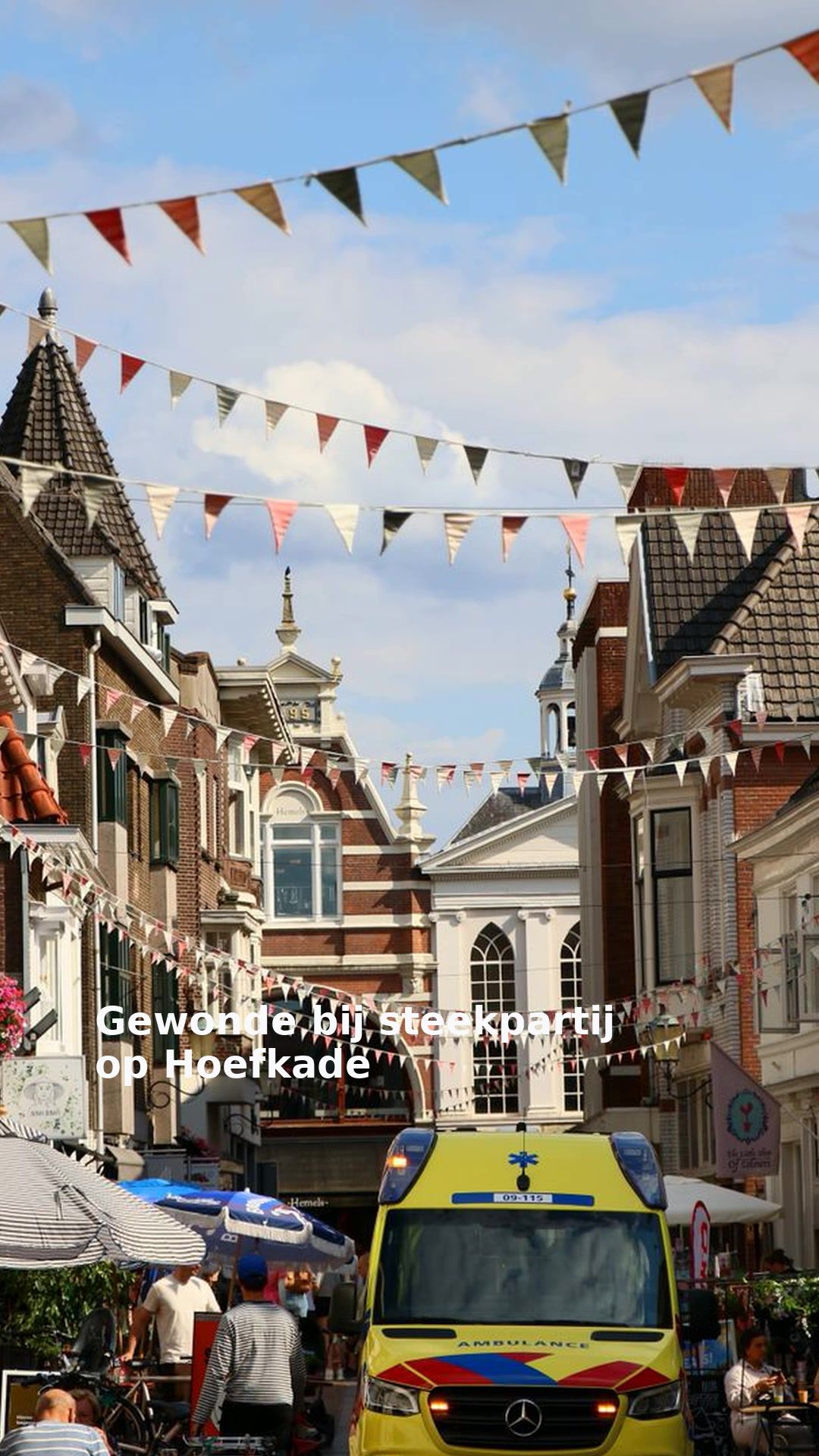 Gewonde bij steekpartij op Hoefkade