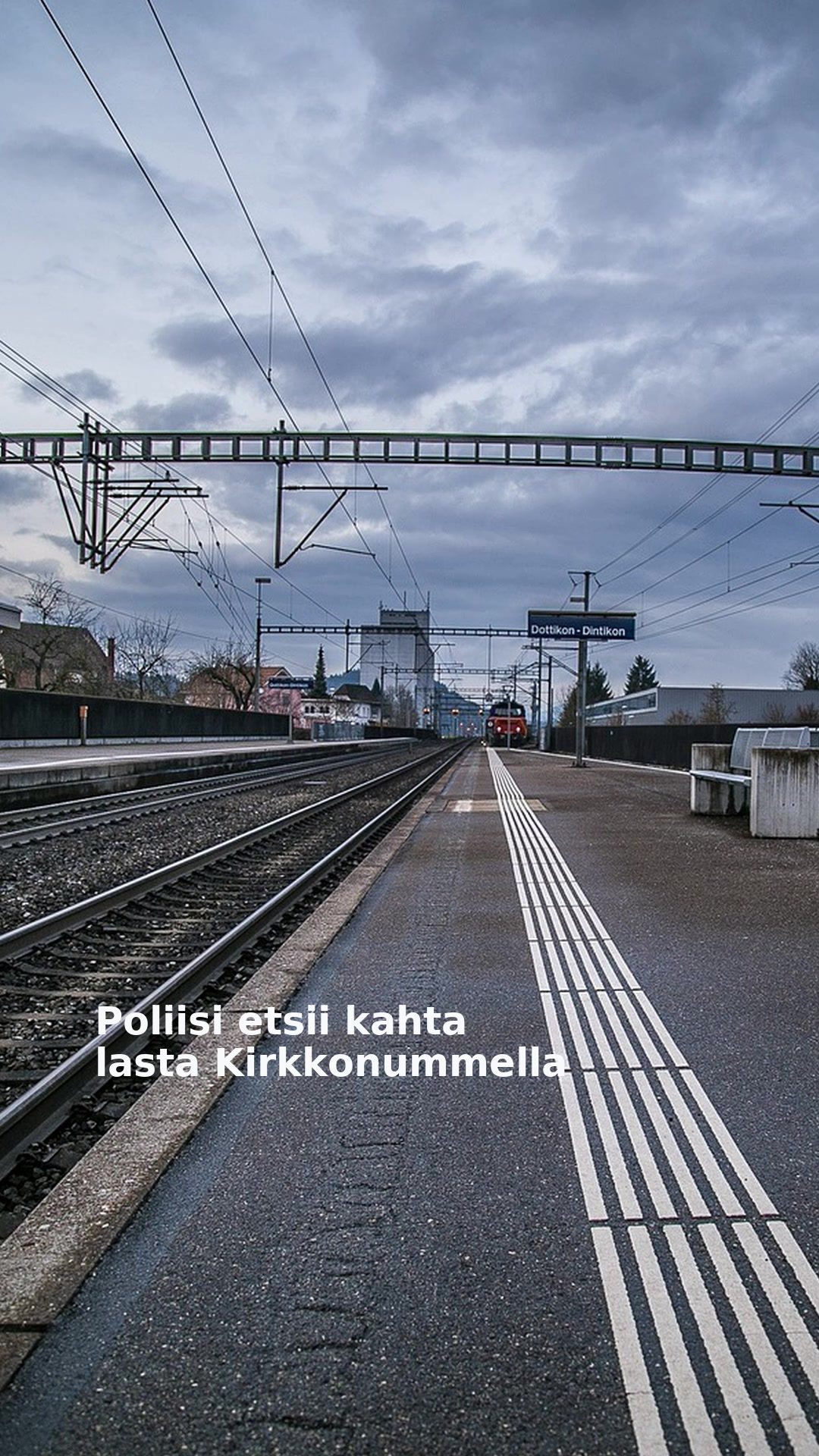 Poliisi etsii kahta lasta Kirkkonummella