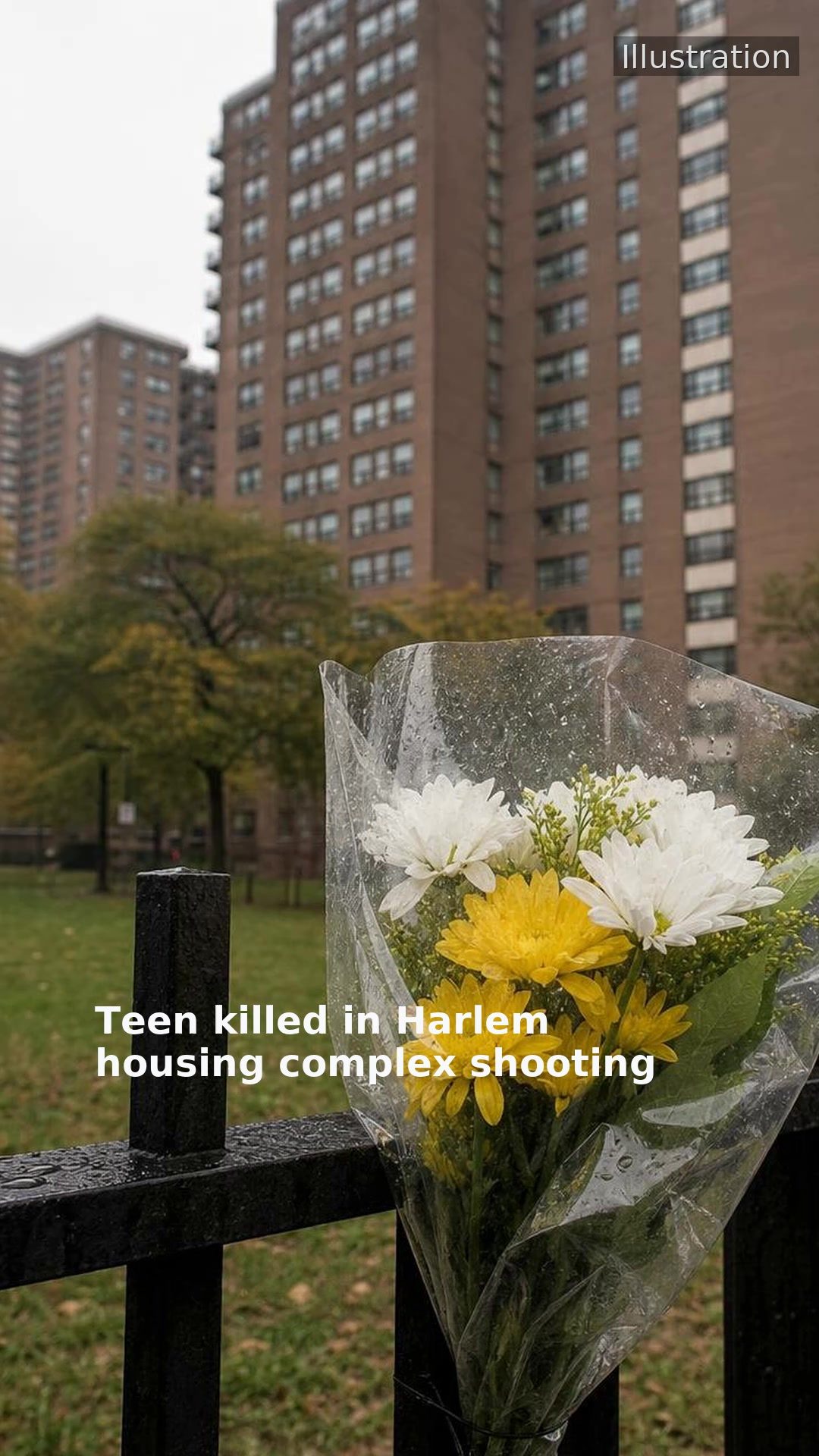Teen killed in Harlem housing complex shooting