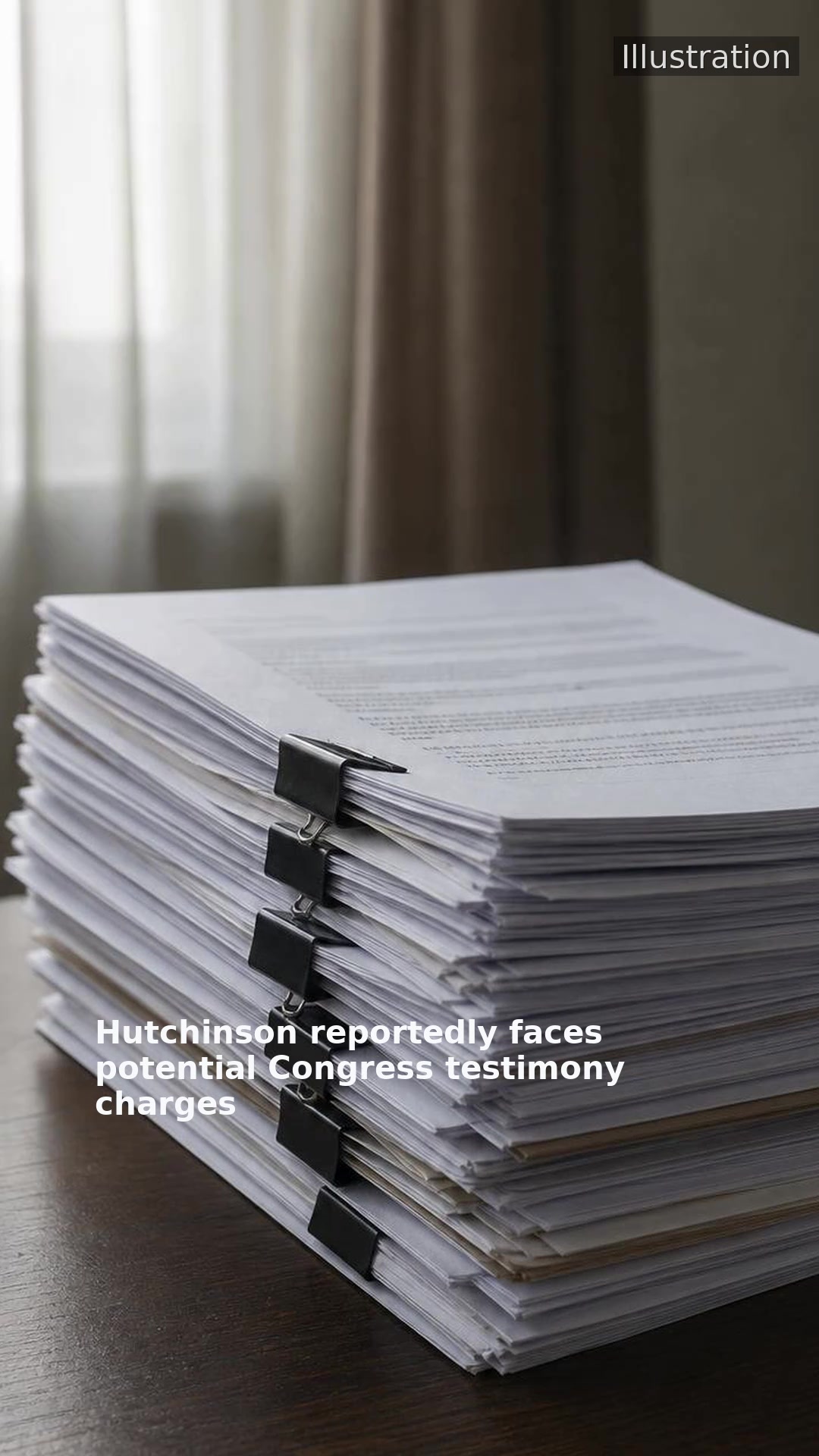 Hutchinson reportedly faces potential Congress testimony charges
