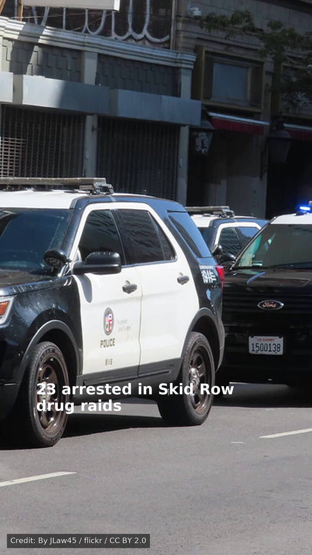 23 arrested in Skid Row drug raids