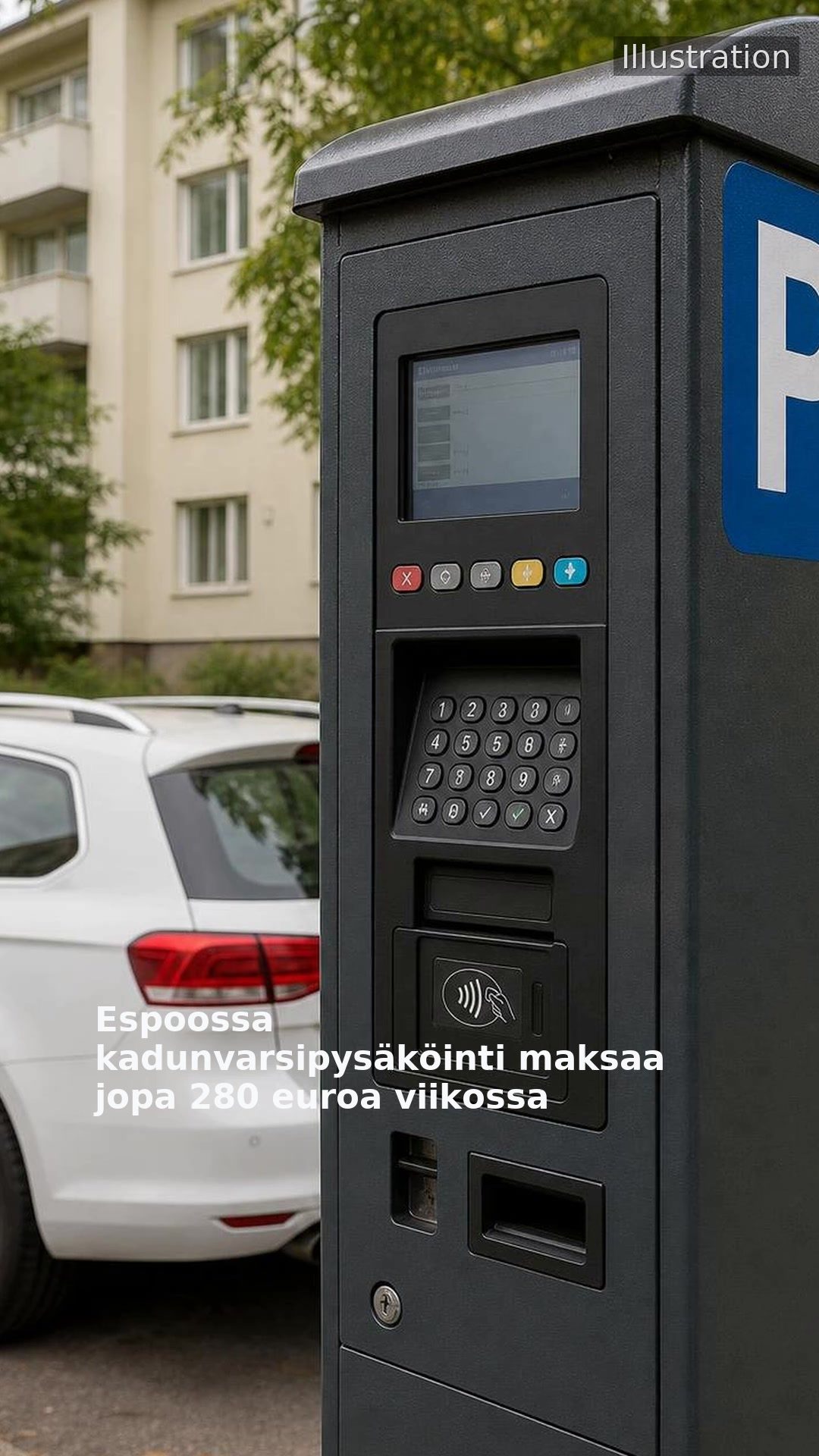 Espoossa kadunvarsipysäköinti maksaa jopa 280 euroa viikossa