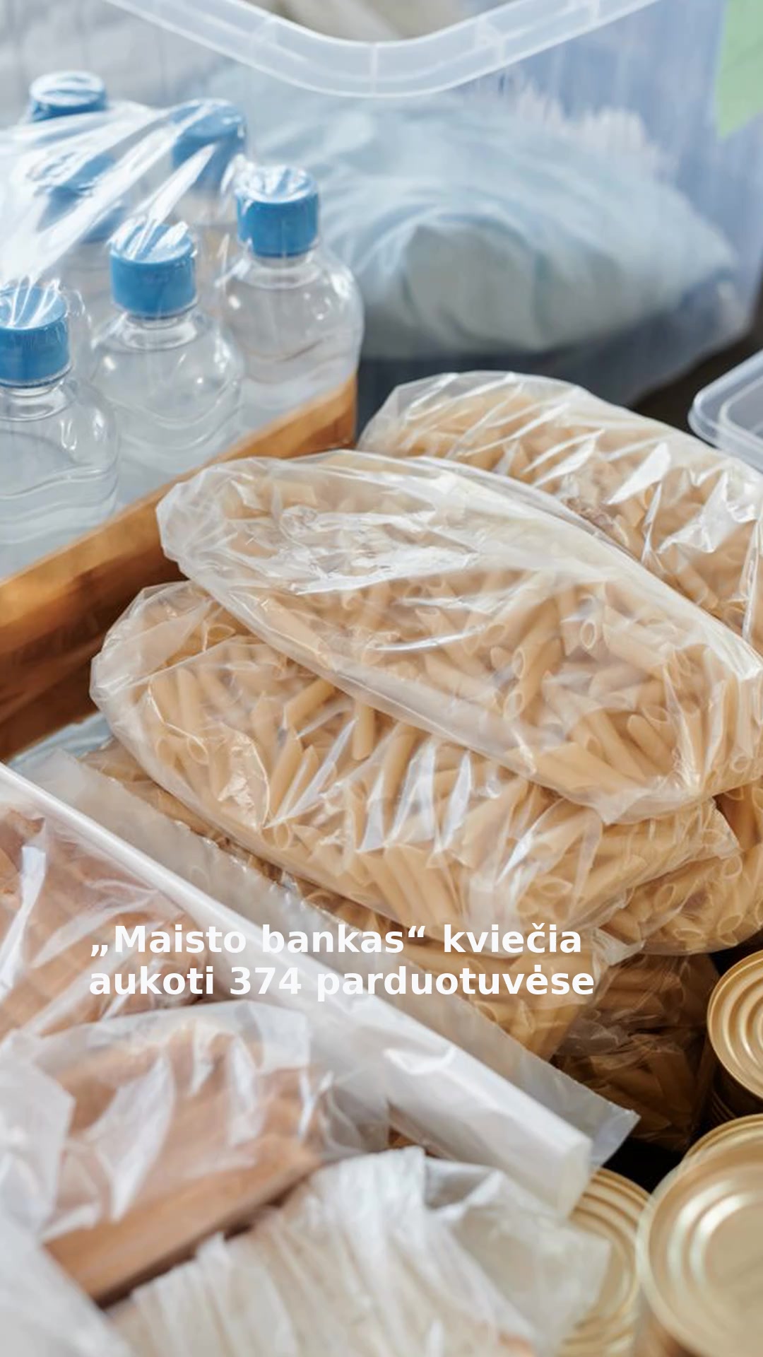 „Maisto bankas“ kviečia aukoti 374 parduotuvėse