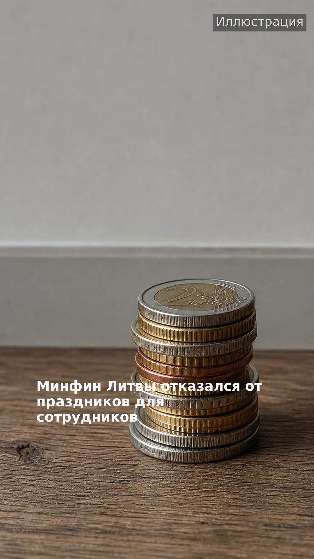 Минфин Литвы отказался от праздников для сотрудников