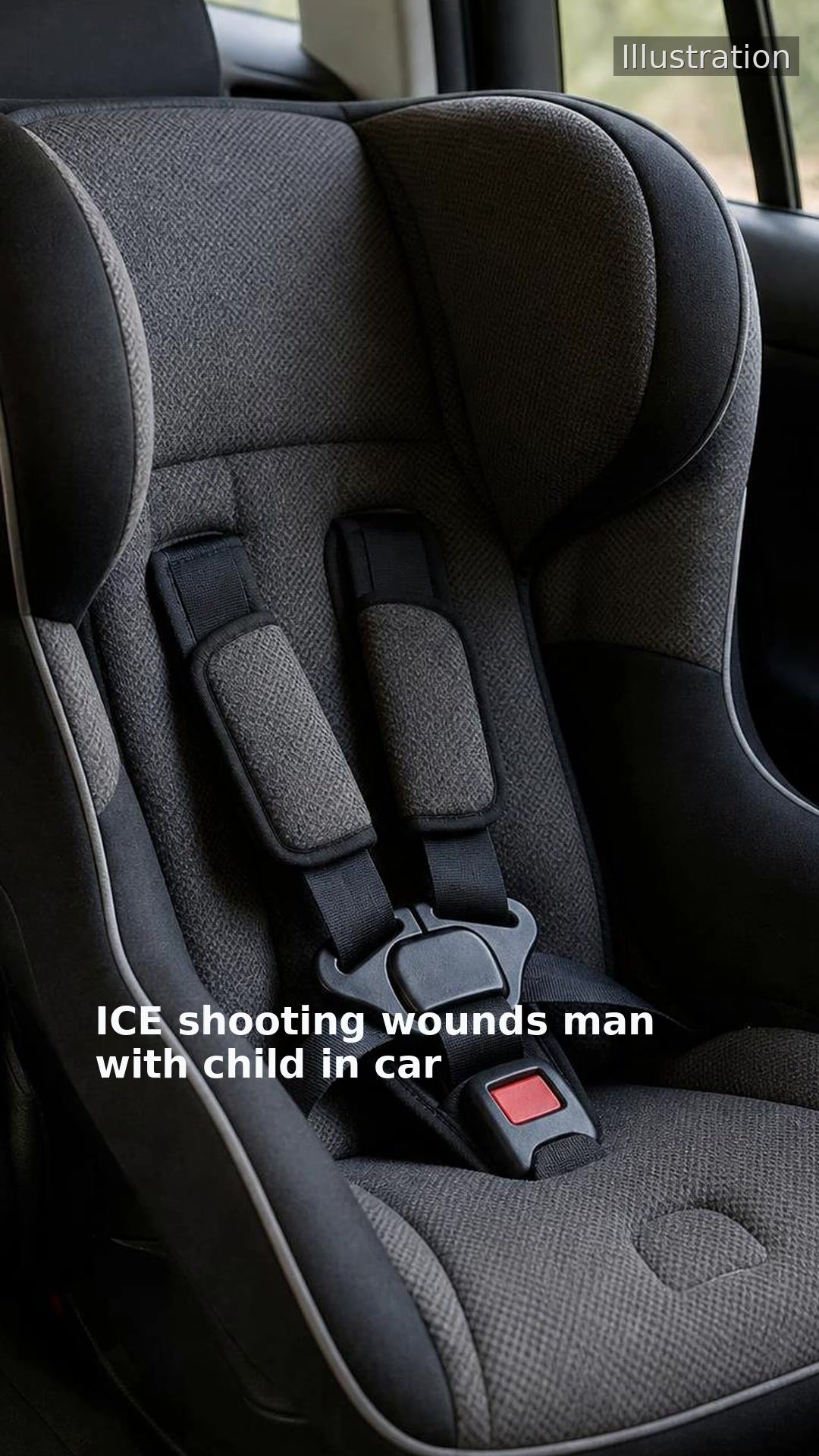 ICE shooting wounds man with child in car