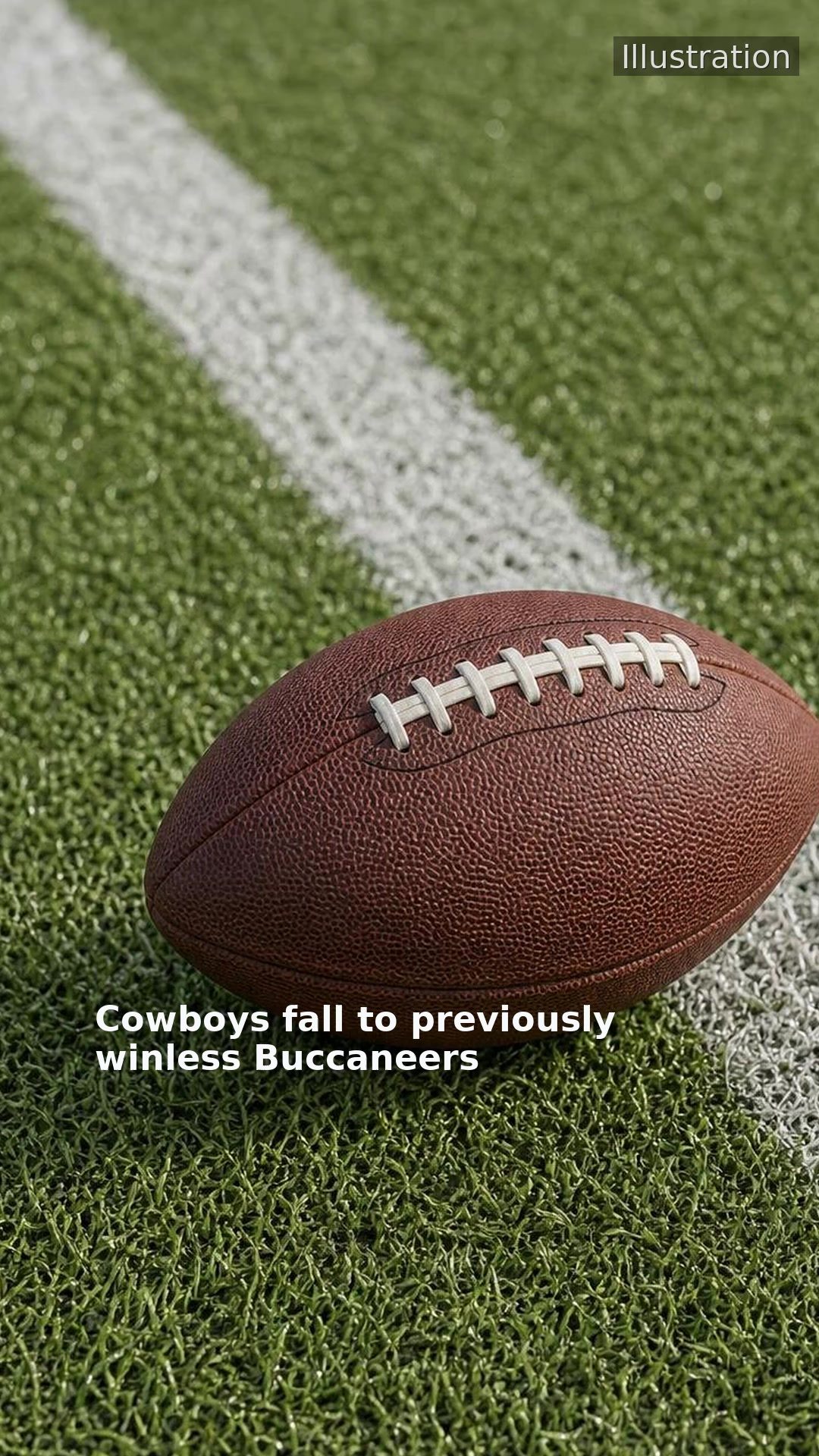 Cowboys fall to previously winless Buccaneers