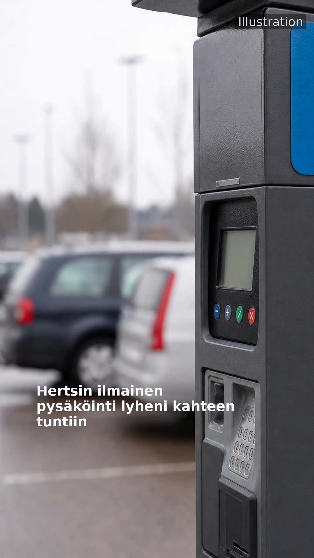 Hertsin ilmainen pysäköinti lyheni kahteen tuntiin