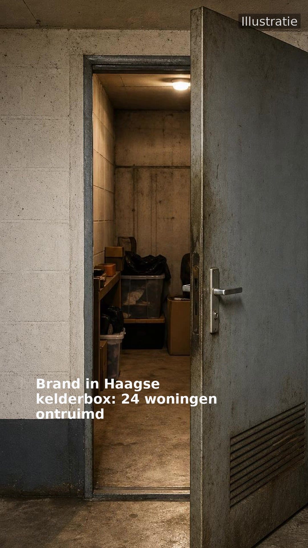 Brand in Haagse kelderbox: 24 woningen ontruimd